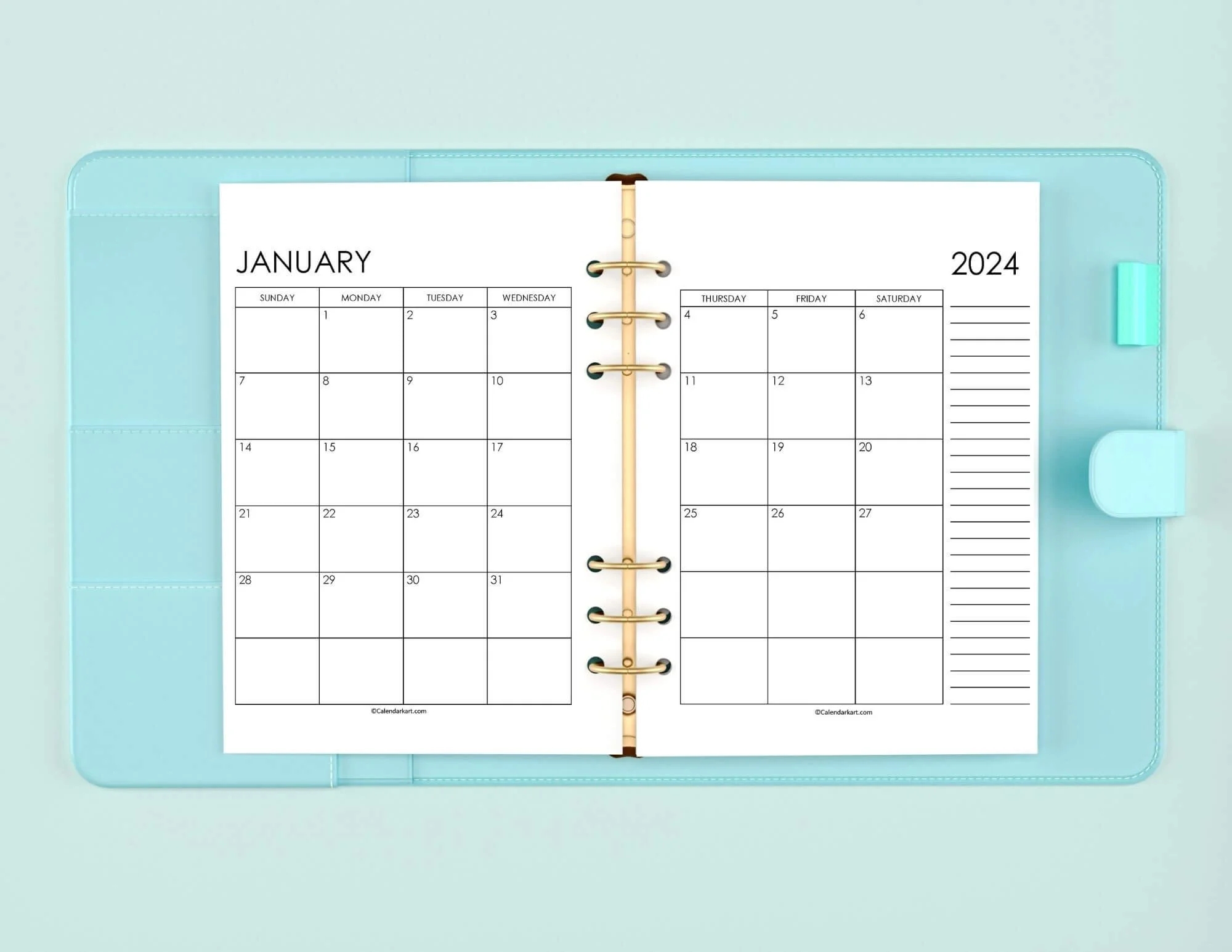 2 page monthly calendars 2024 and undated versions calendarkart