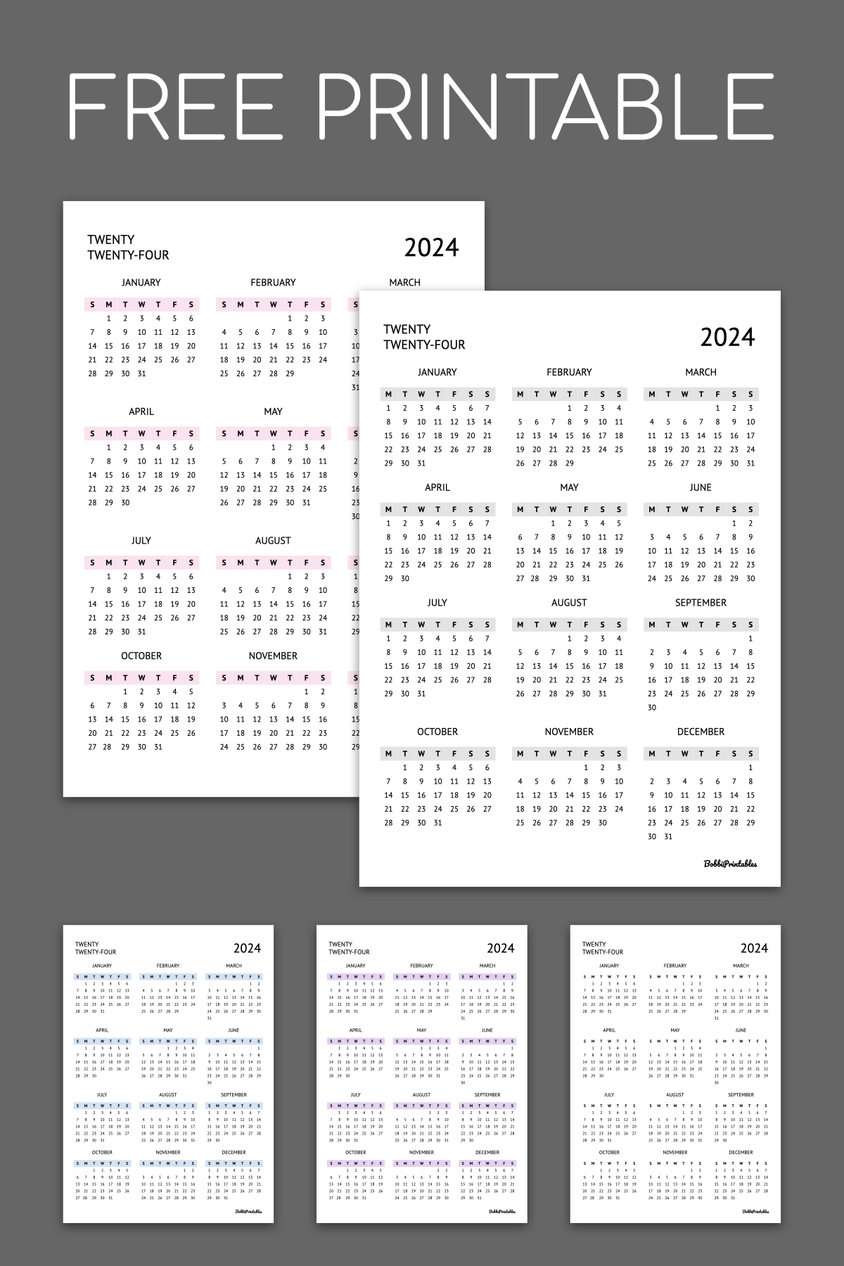 Printable Calendars With No Downloads