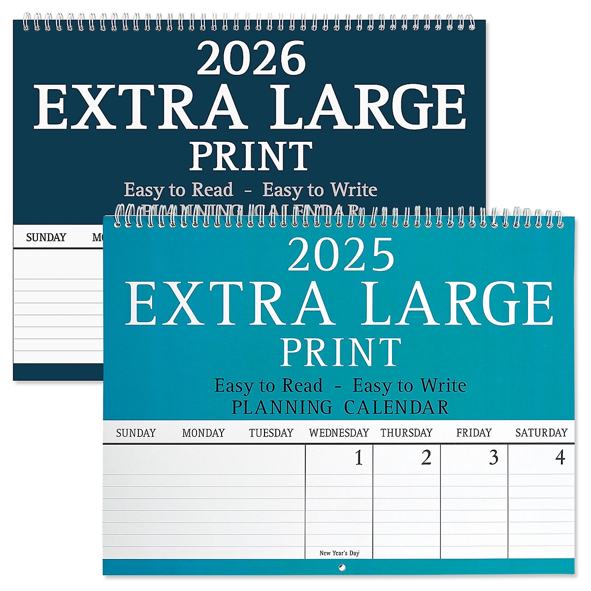 Large Printable Calendar 2025