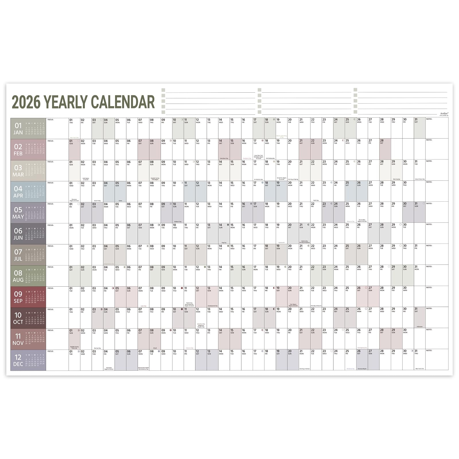 Amazon 2026 Yearly Wall Calendar 2026 Wall Calendar Jan 2026 Dec 2026 Yearly Wall Calendars 2026 With Julian Dates Thick Paper Round Sticks Large Wall Calendars 34 8 X 23 1 Open Office Products Amazon 2026 Yearly Wall Calendar 2026 Wall Calendar Jan 2026 Dec 2026 Yearly Wall Calendars 2026 With Julian Dates Thick Paper Round Sticks Large Wall Calendars 34 8 X 23 1 Open Office Products
