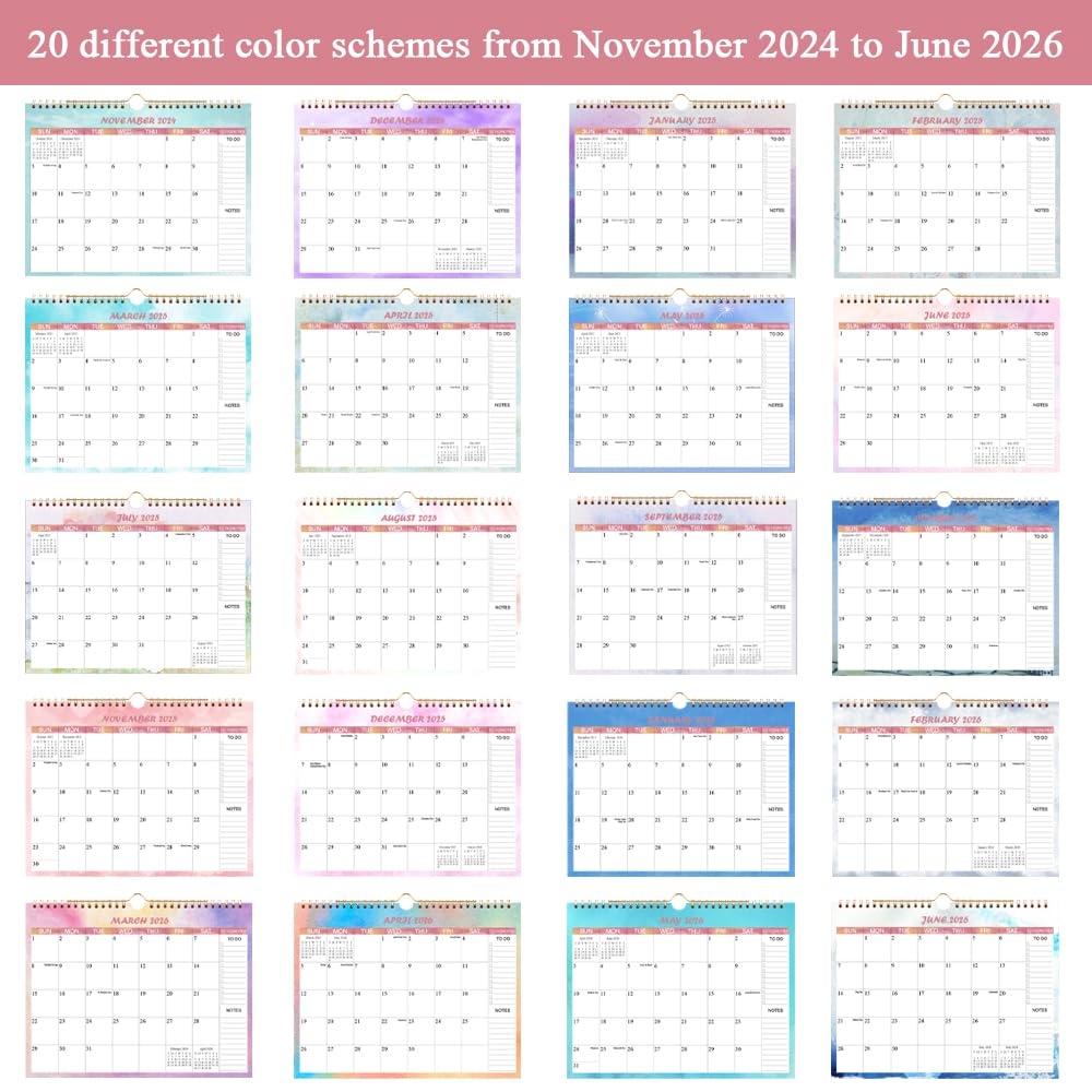 Amazon Calendar 2025 2026 Wall Calendar Runs From Mar 2025 To Jun 2026 16 Monthly Calendar With Thick Paper For Planning And Organizing For Home Or Office Calender Planner 8 5 X 11 In 2025 26 Calendars Office Products