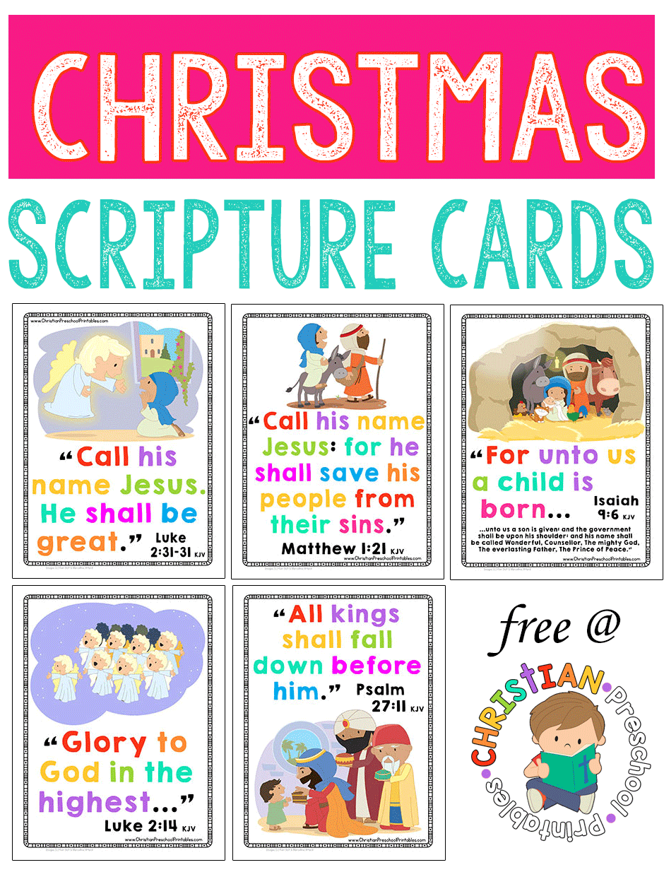 Free Printable Advent Calendar Verses