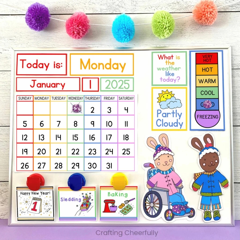 Free Printable Calendar Worksheets For Kindergarten