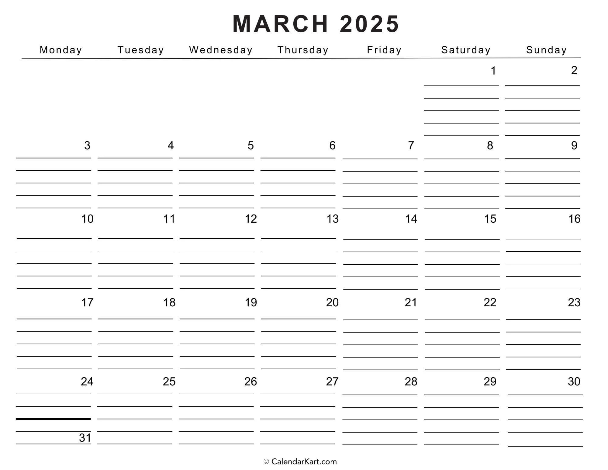 download free printable march 2025 calendar calendarkart download free printable march 2025 calendar calendarkart