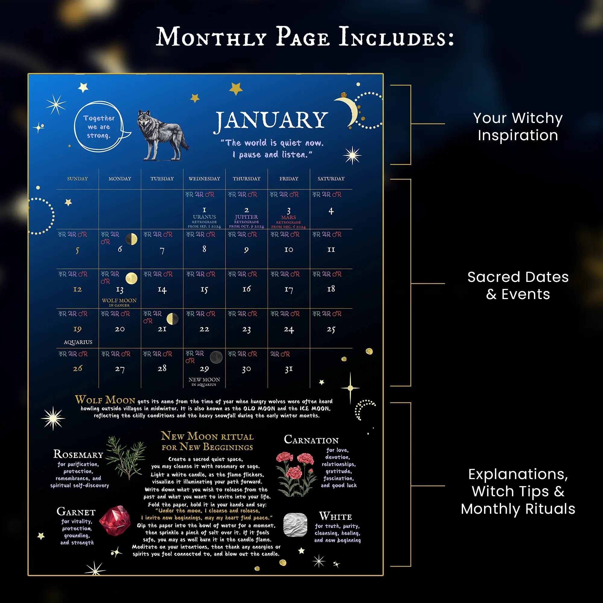 every good witch s calendar 2025 pdf digital download mistmagia