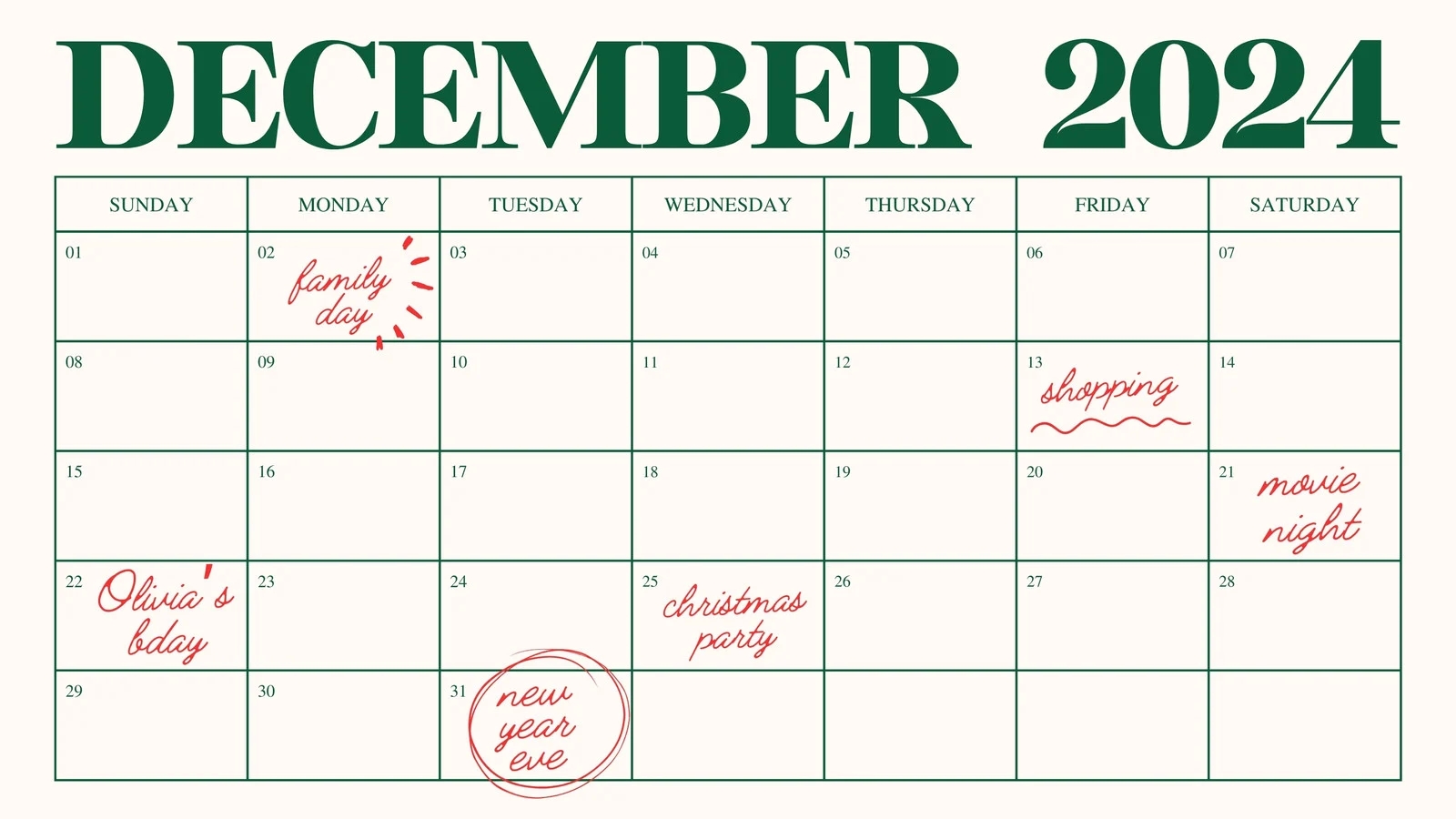 Free Printable Calendar Programs