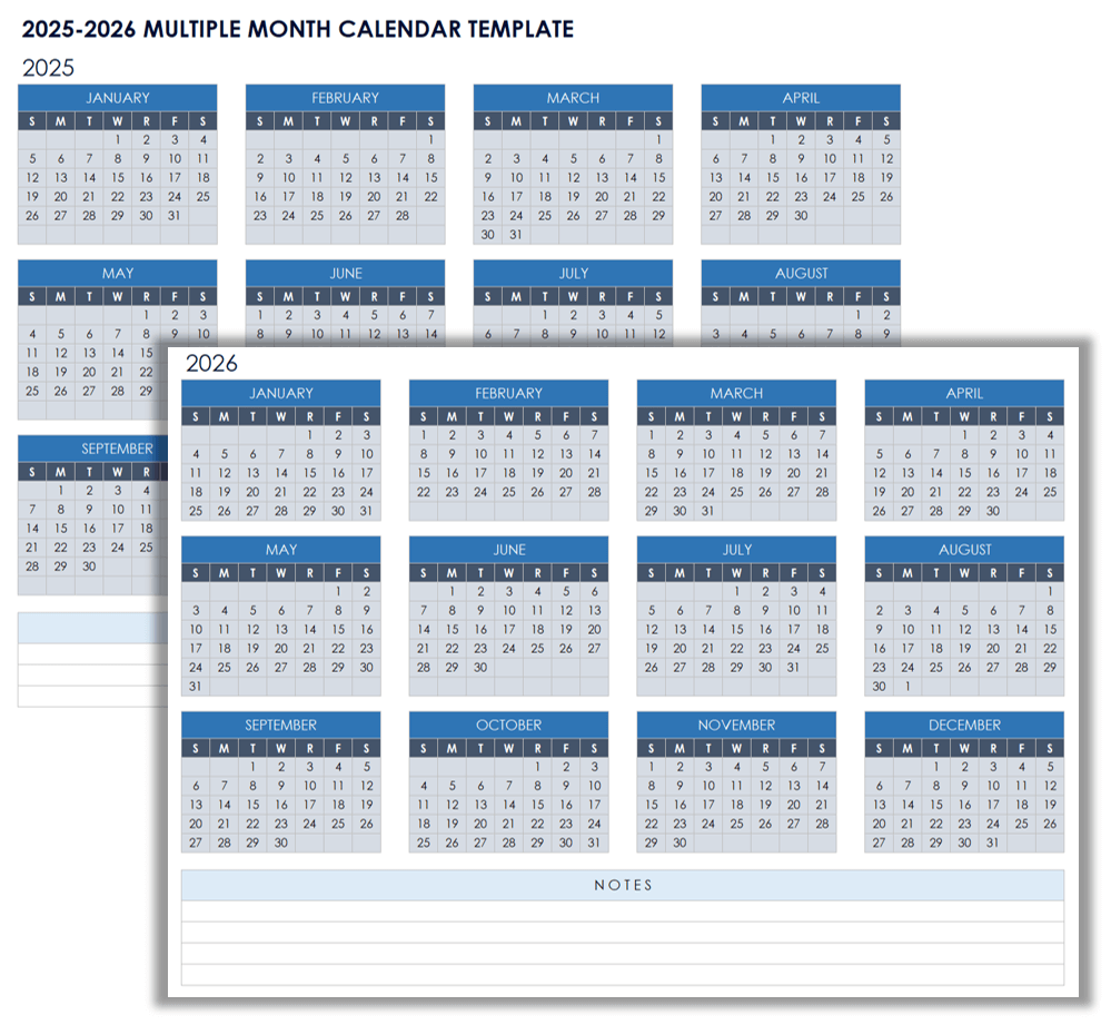 2025-26 Printable Calendar 2025-26 Printable Calendar