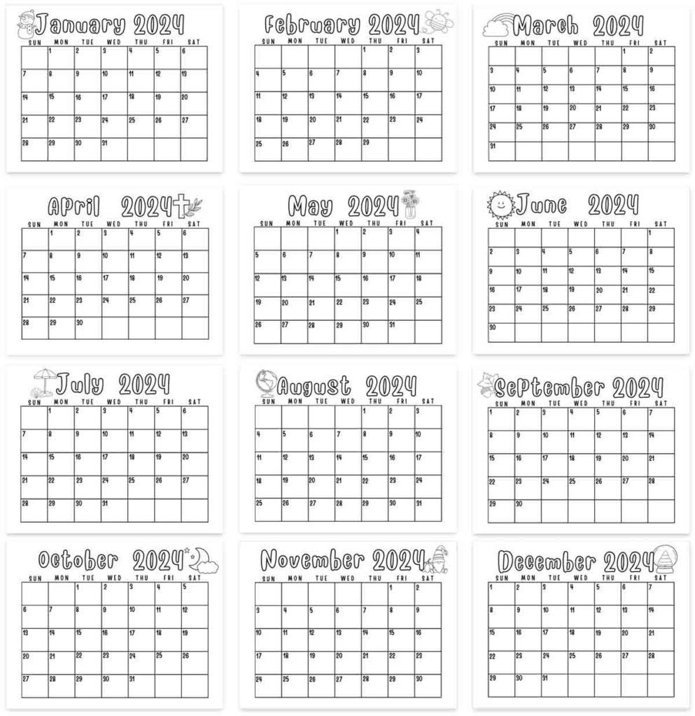 Printable Calendar For Specific Dates