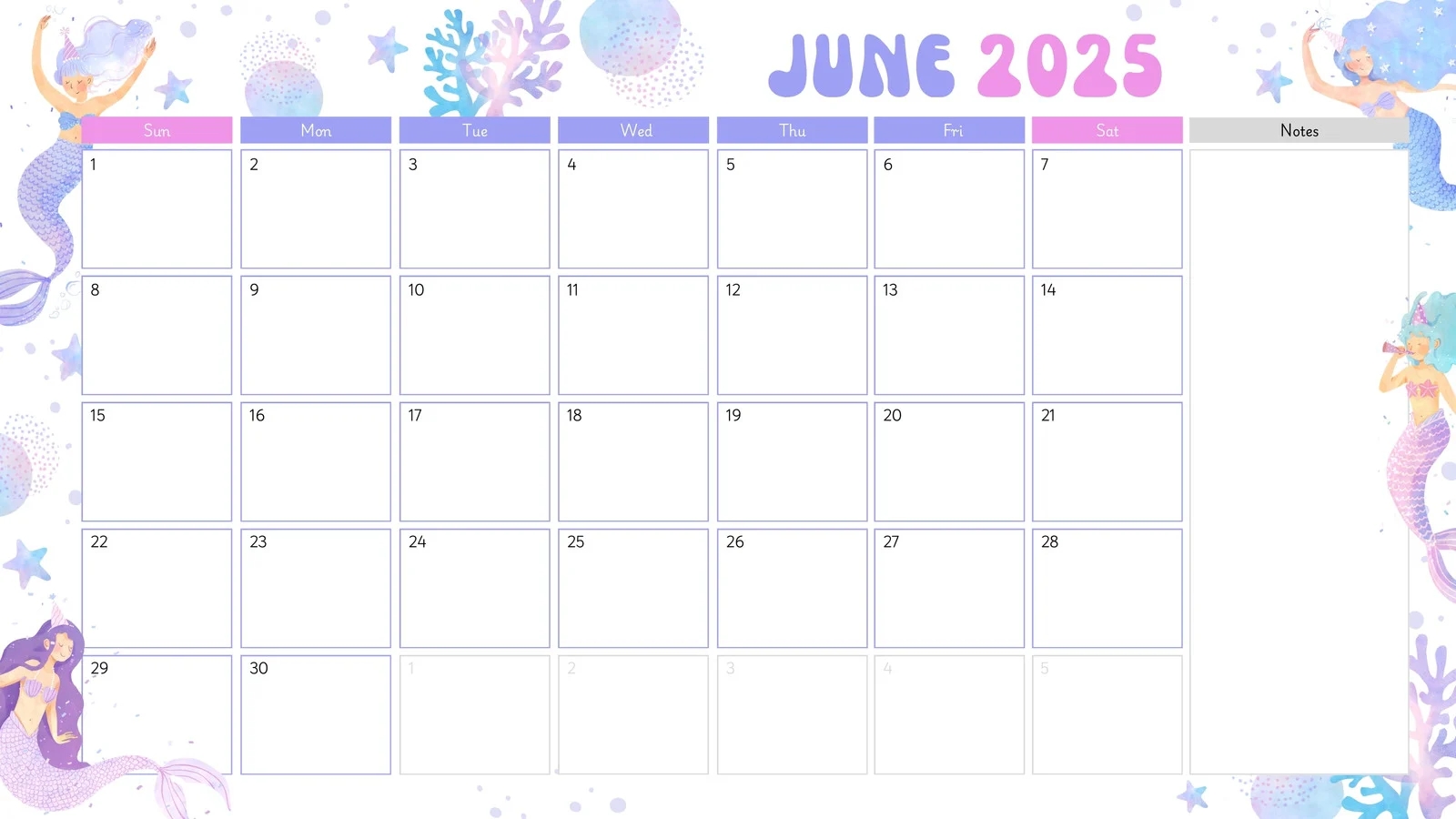 Wall Calendar Free Printable