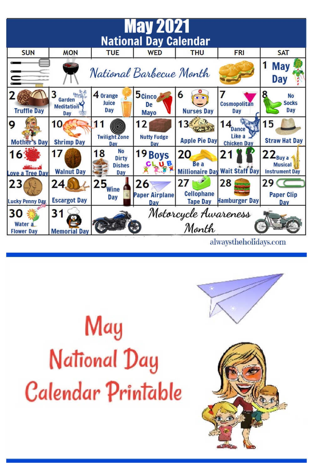 National Days May 2021 2024 Www alhudapk