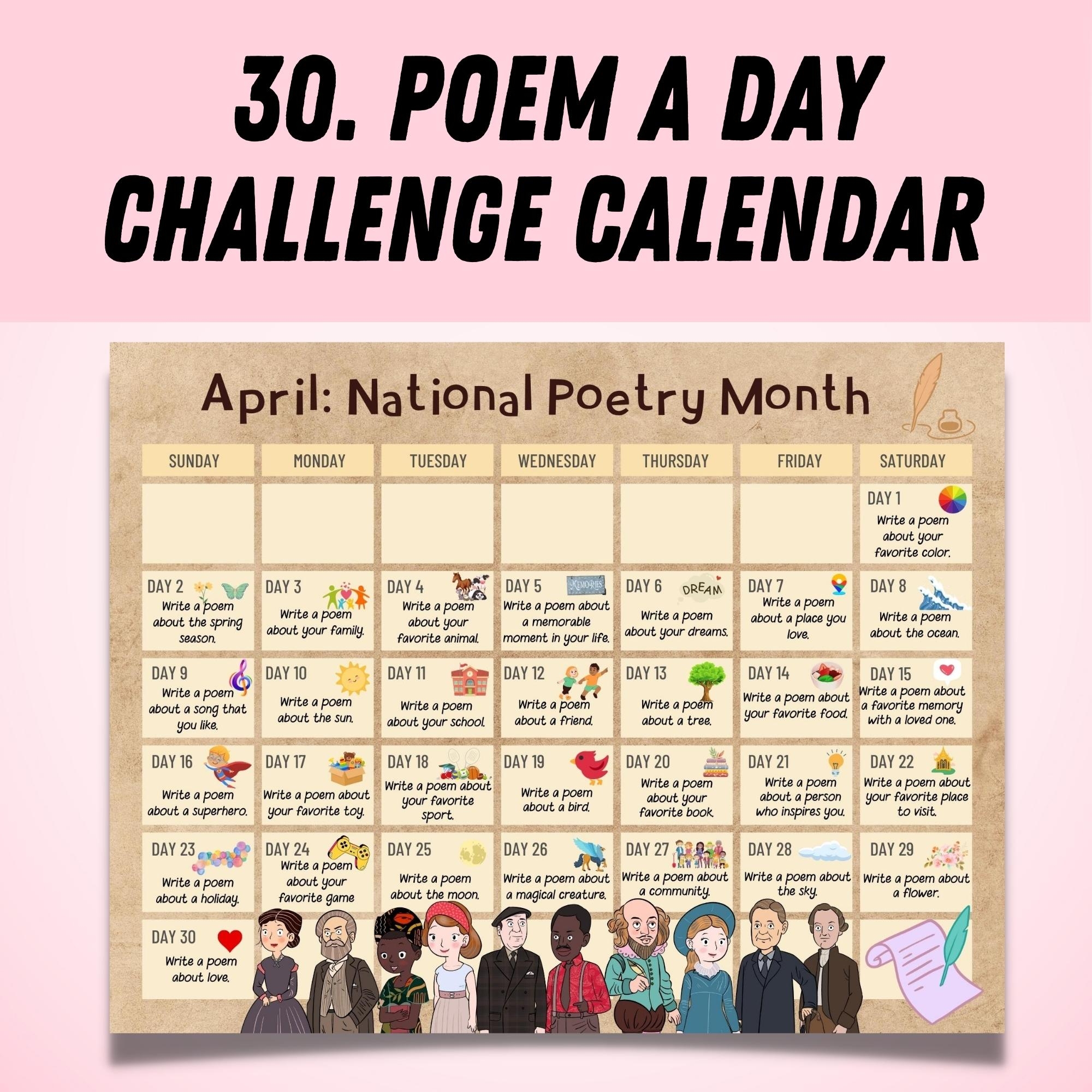 Printable Calendar Of National Days