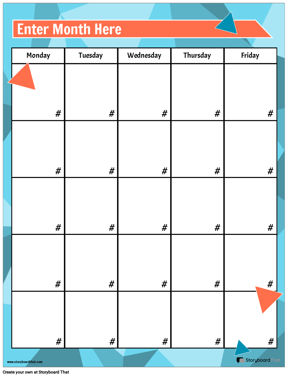 Printable Cusomized Calendar