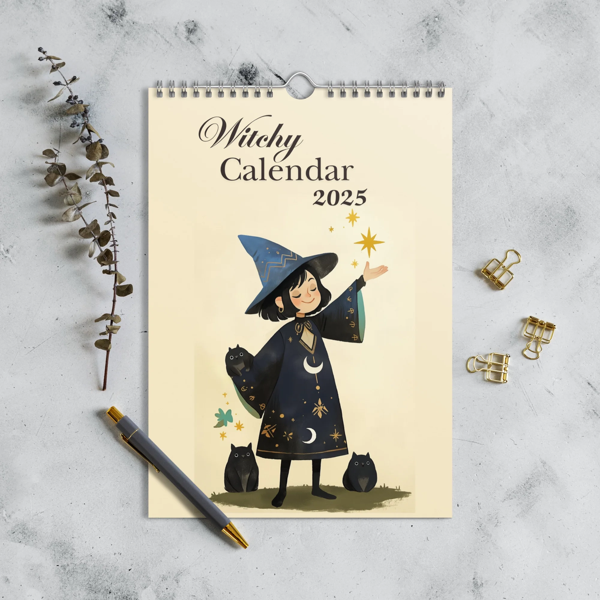 witchy calendar 2025 niphion