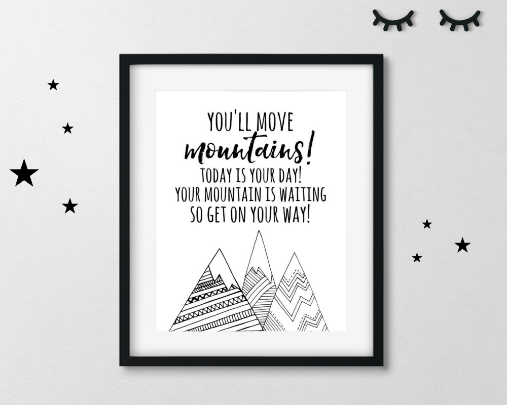 you ll move mountains dr seuss printable
