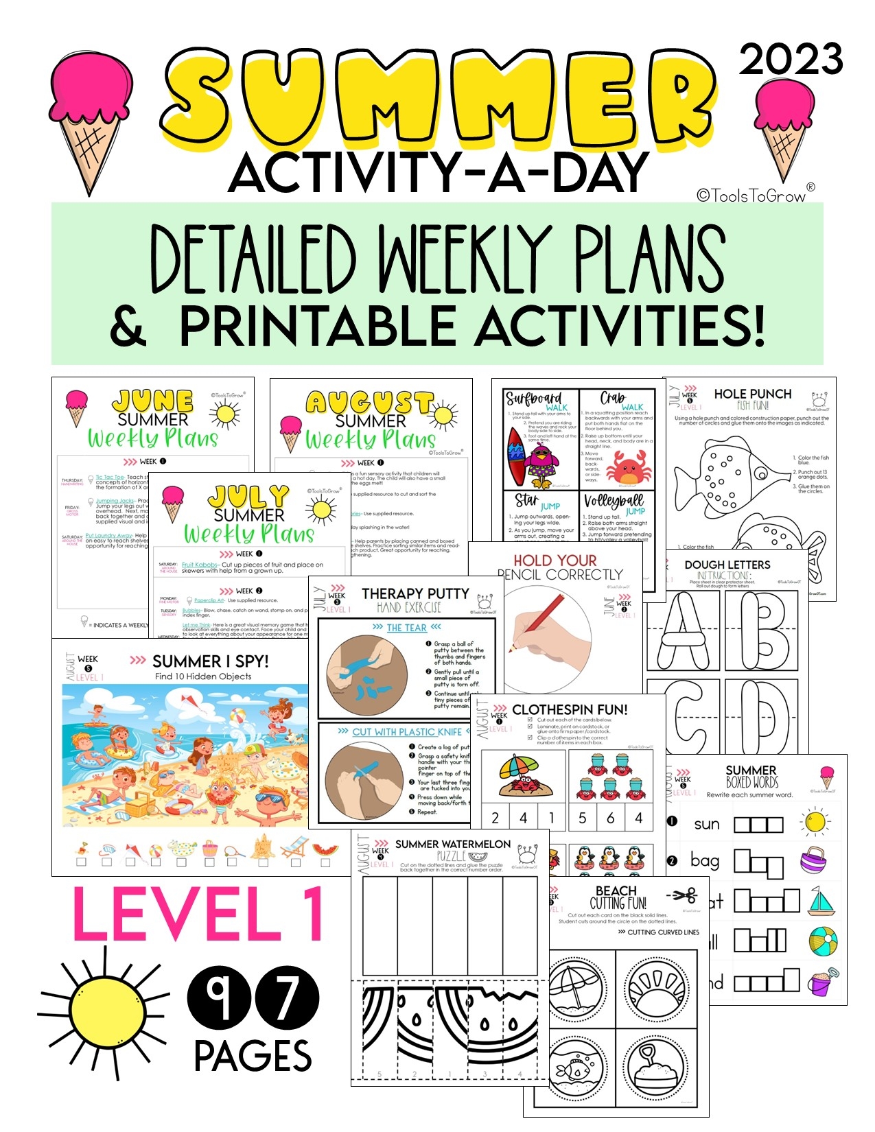 2023 Summer Activity a Day Calendar And Detailed Weekly Plans Blog Tools To Grow Inc 2023 Summer Activity a Day Calendar And Detailed Weekly Plans Blog Tools To Grow Inc