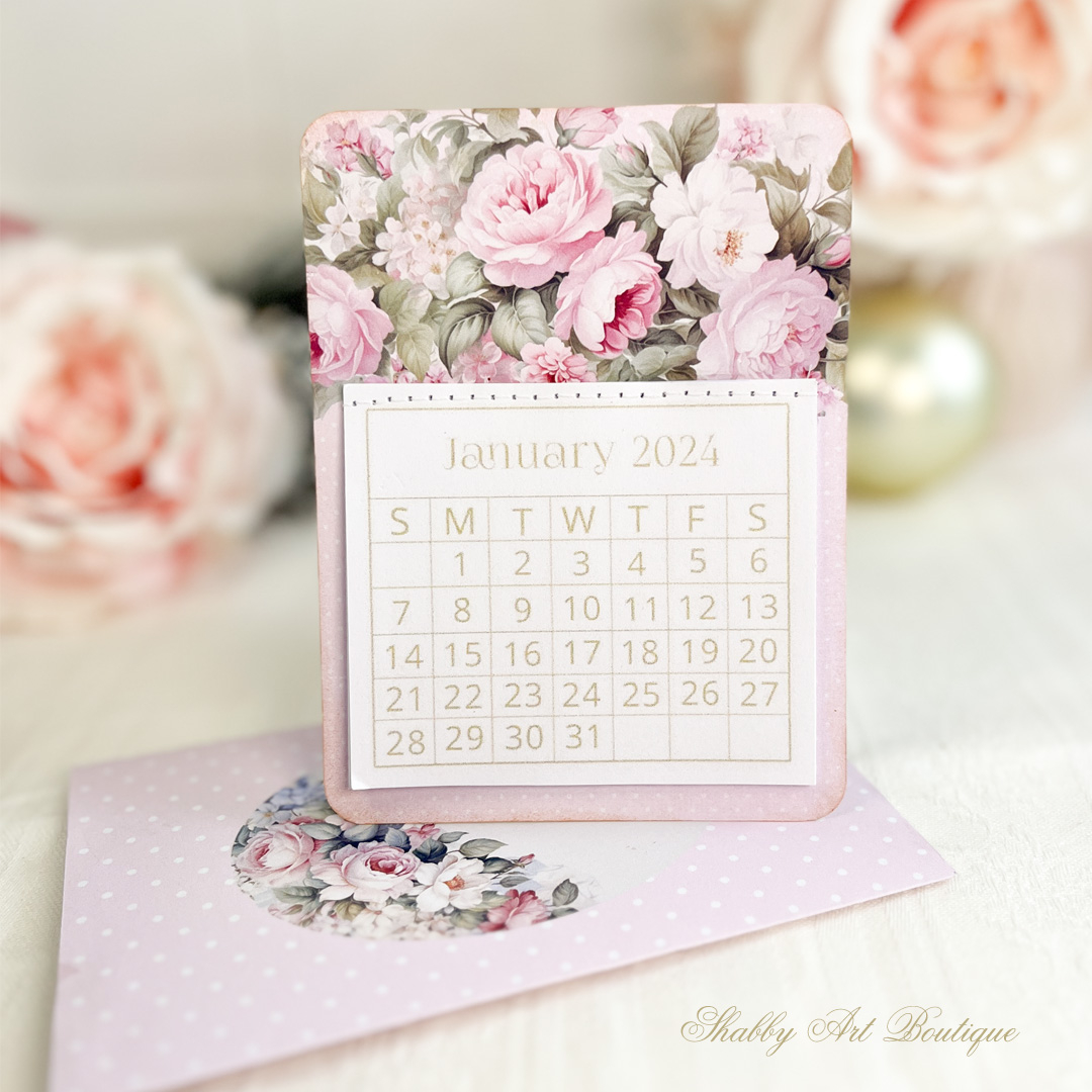 2024 Mini Calendars Free Printable Shabby Art Boutique