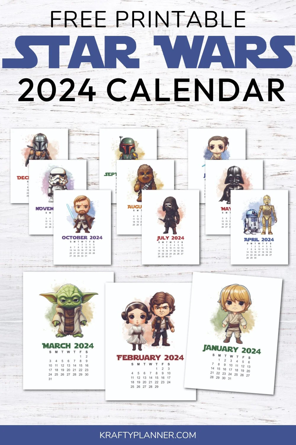 2024 Star Wars Calendar Krafty Planner 2024 Star Wars Calendar Krafty Planner