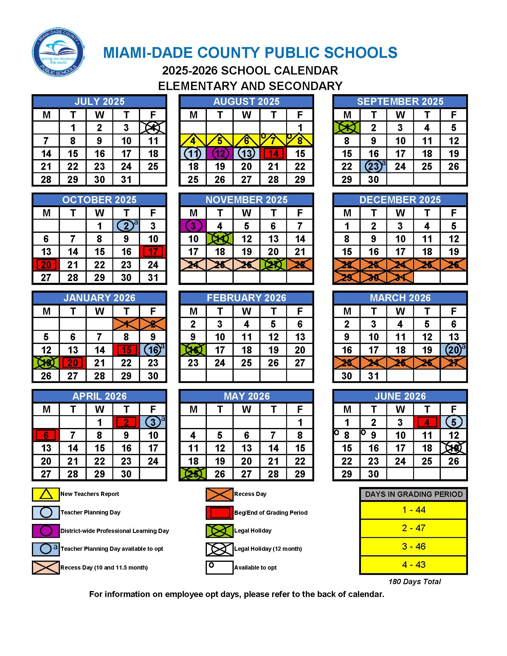 2025 2026 Academic Calendar Calendars Excelsior Prep Charter School Of Hialeah A Tuition Free Public Charter School Serving Grades K 8