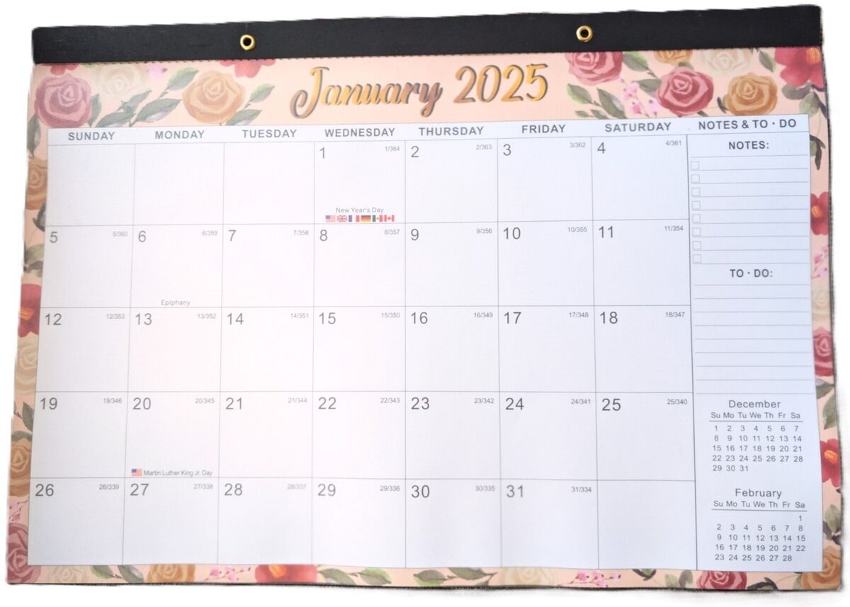 Printable Desktop Calendar 2025