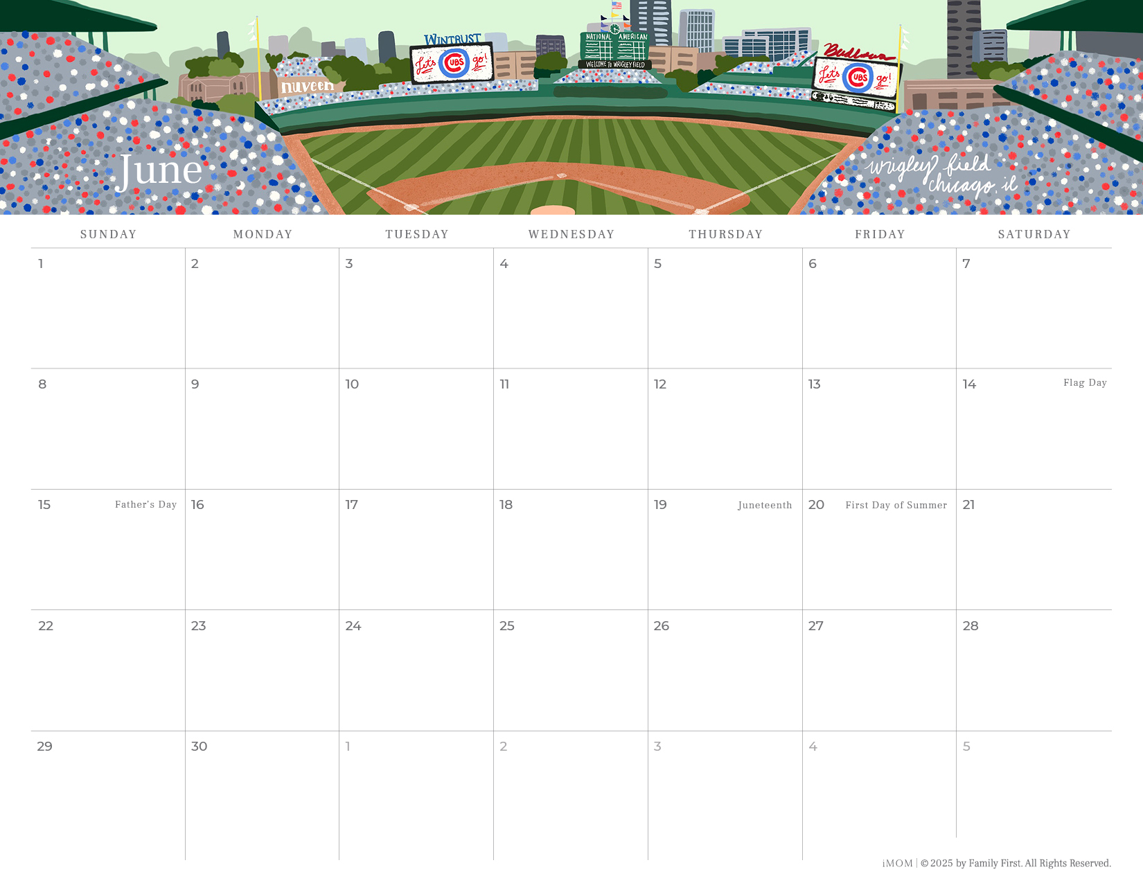 2025 2026 Printable Travel Calendar For Moms IMOM