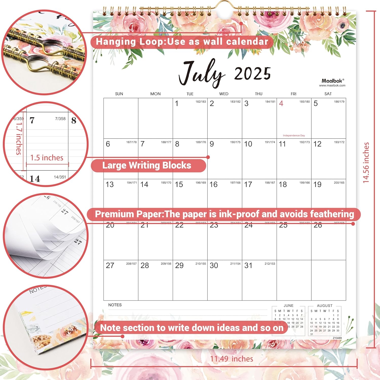 2025 2026 Wall Calendar JUL 2025 DEC 2026 18 Ghana Ubuy