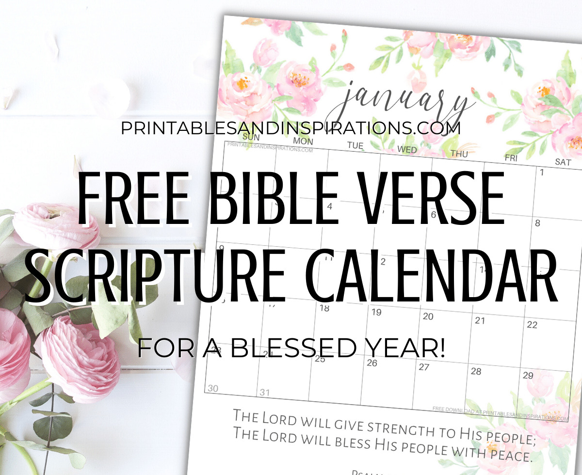 Free Printable Advent Calendar 2025 With Scriptures
