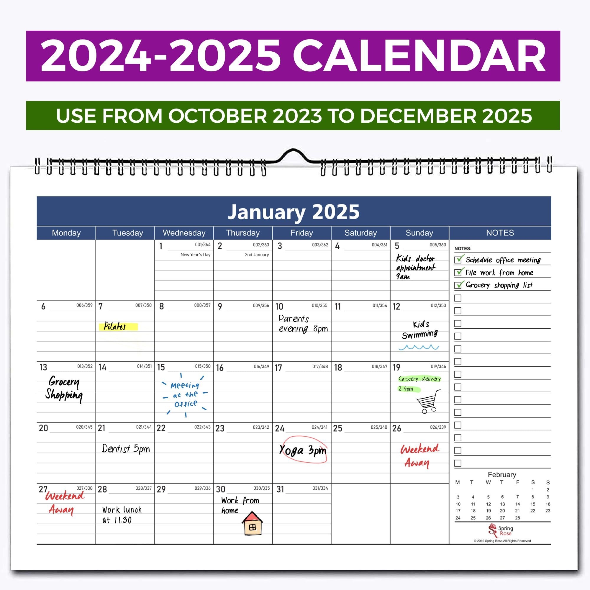 2025 Calendar CD CASE SIZE Printable Parent Christmas Gift For Parent Borderless Draw CD A Made By Teachers