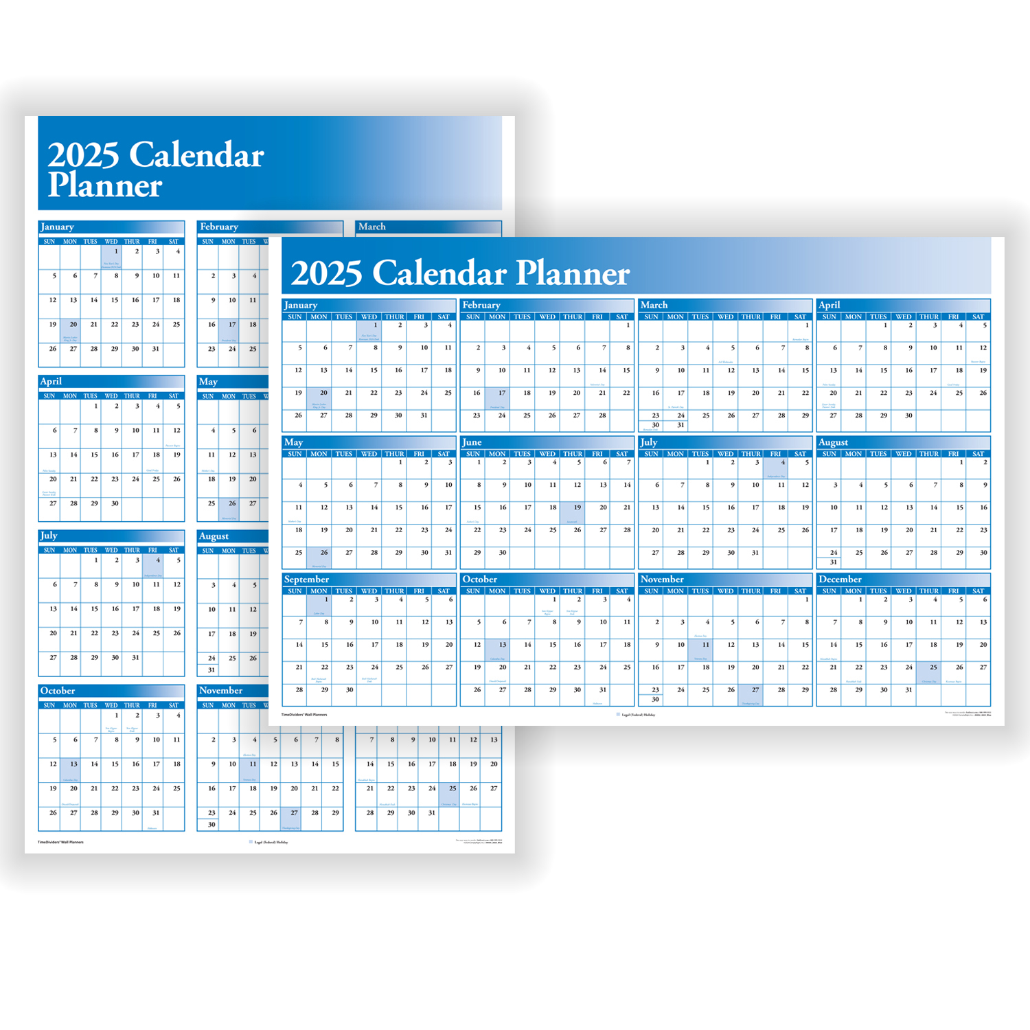 Printable Free Wall Calendar 2025
