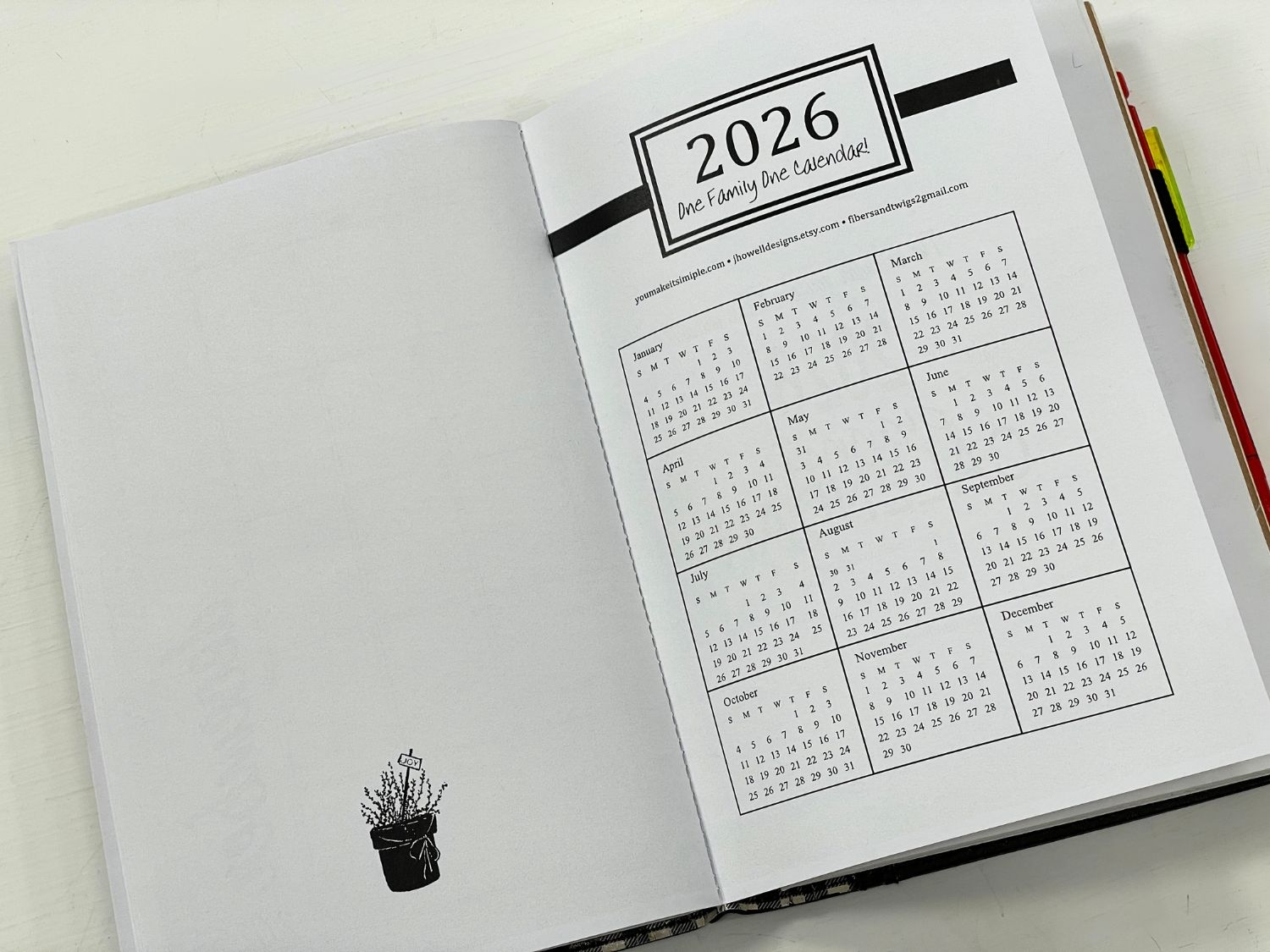 2025 Planner Calendar PDF Printable You Make It Simple