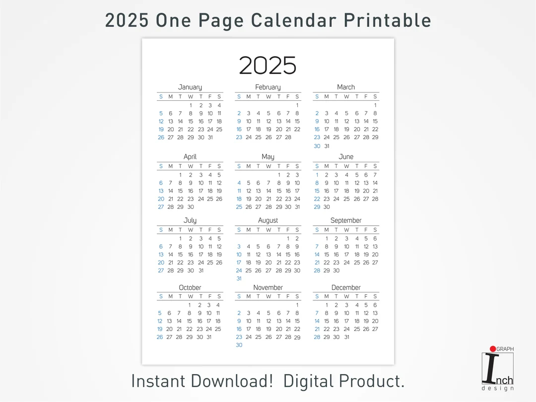2025 Printable Calendar 12 Months One Page Calendar Wall Calendar 2025 Desk Calendar Minimalist Home Calendar Decoration Etsy New Zealand 2025 Printable Calendar 12 Months One Page Calendar Wall Calendar 2025 Desk Calendar Minimalist Home Calendar Decoration Etsy New Zealand