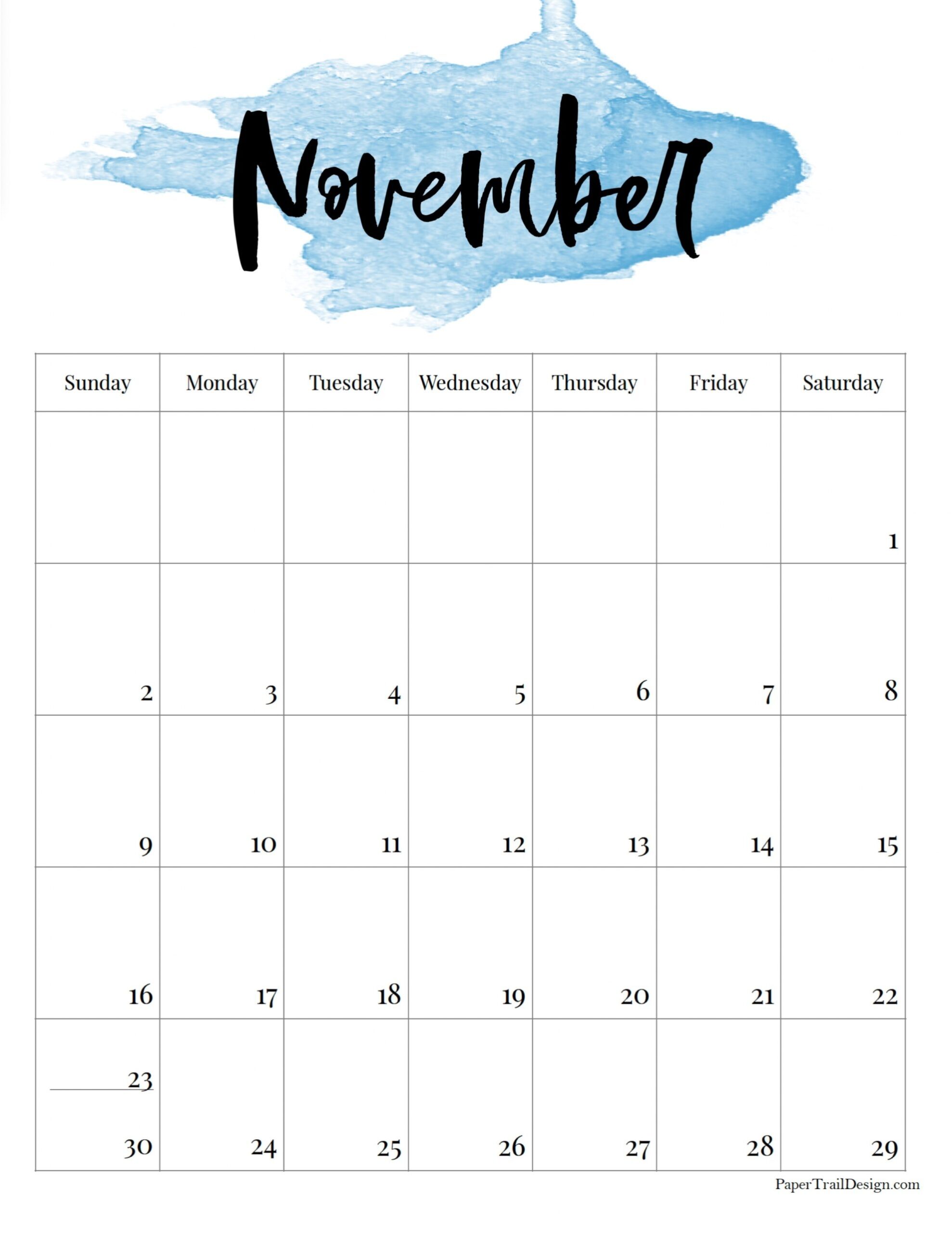 2025 Printable Calendar Watercolor Paper Trail Design 2025 Printable Calendar Watercolor Paper Trail Design