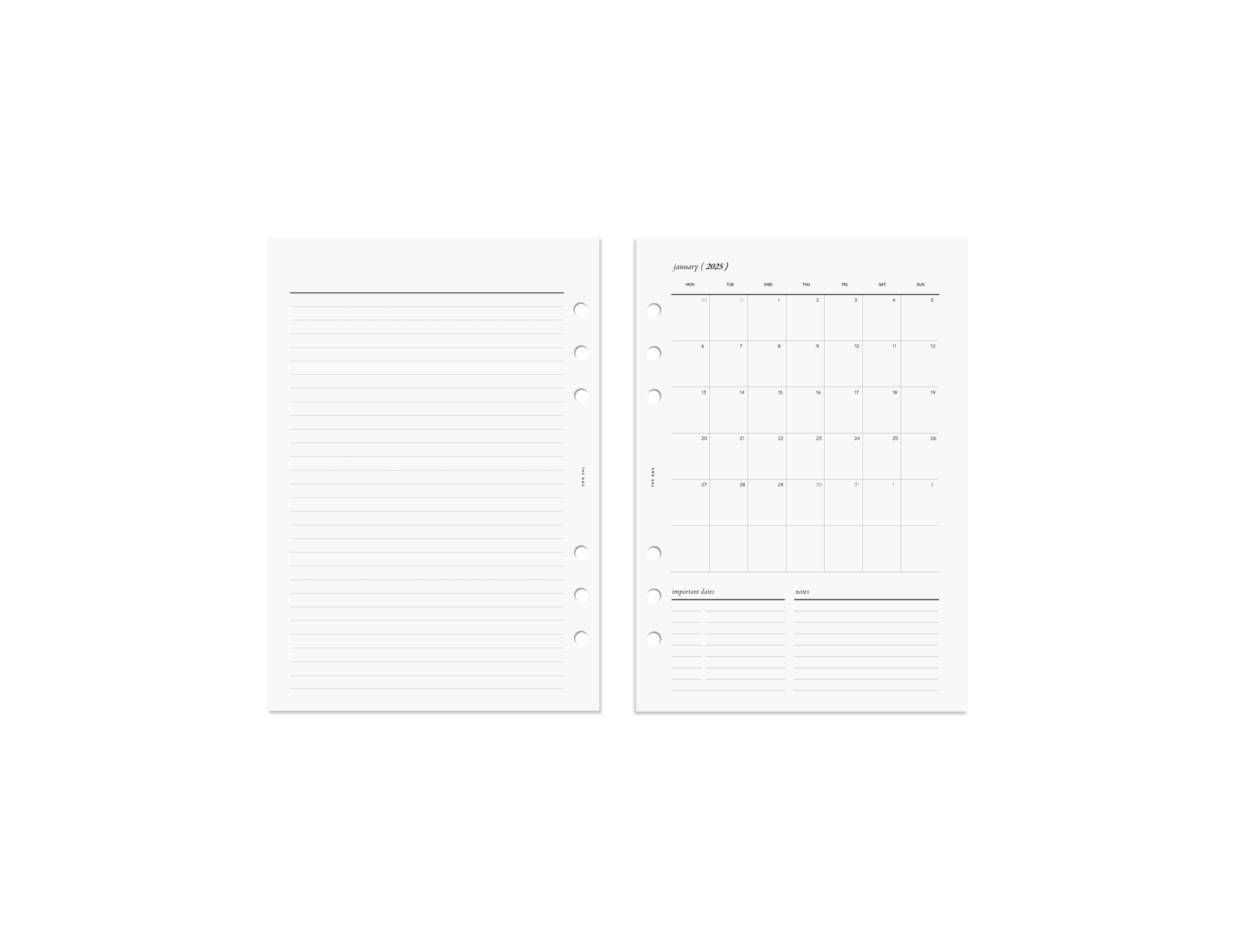 Printable 4 Month Calendar 2025