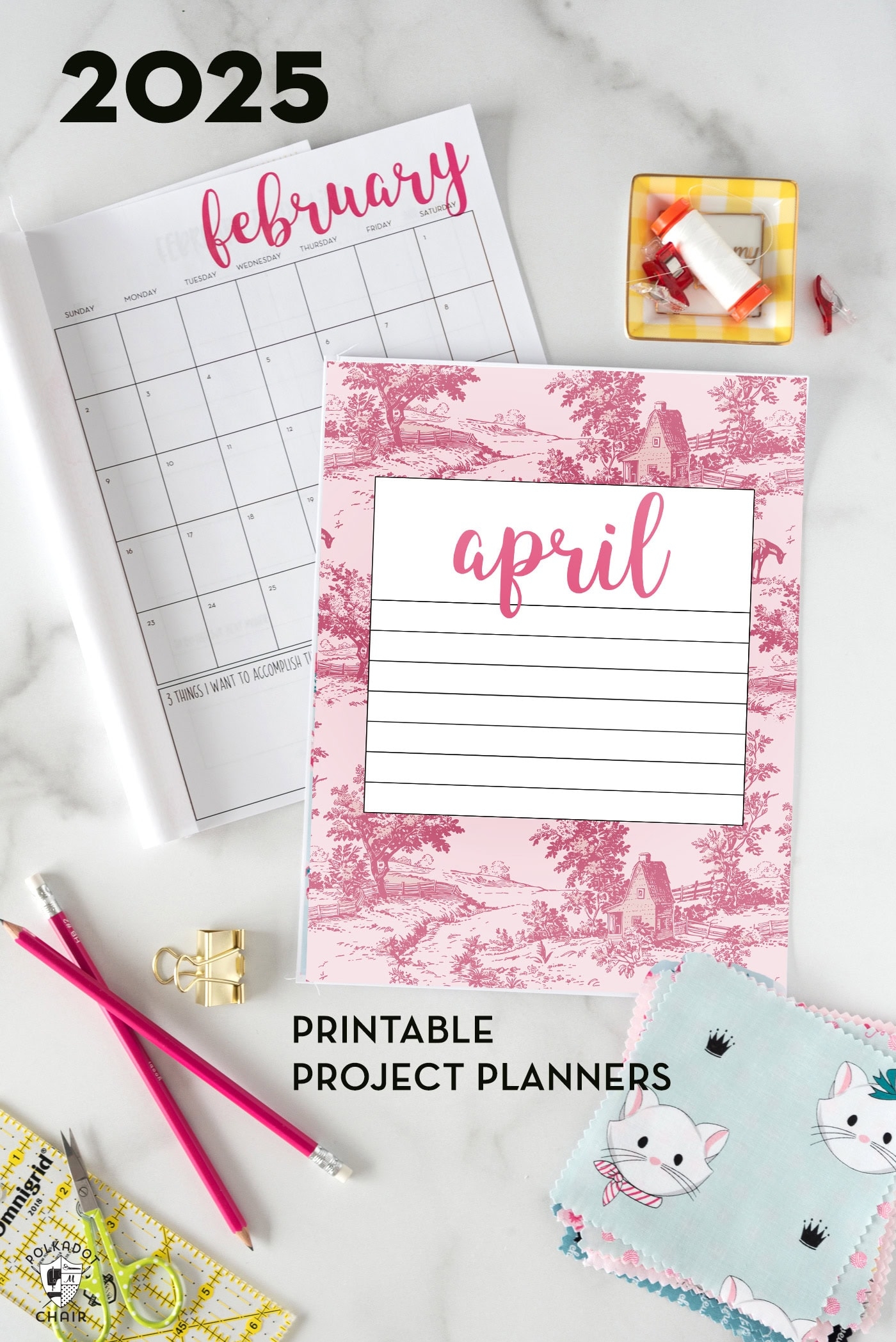 Printable Calendar Planner Pages 2025