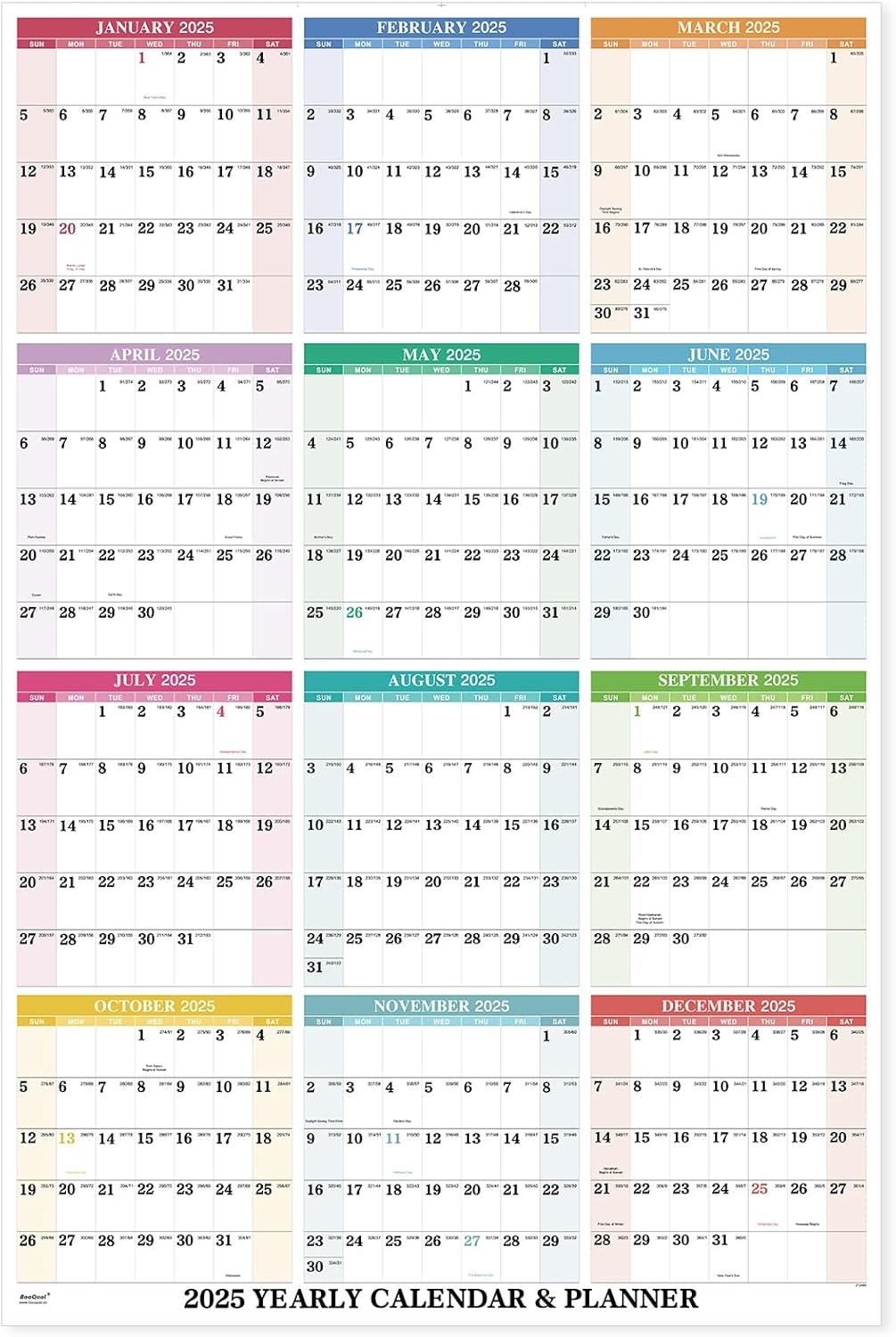 2025 Wall Calendar Yearly Wall Calendar 2025 Uganda Ubuy
