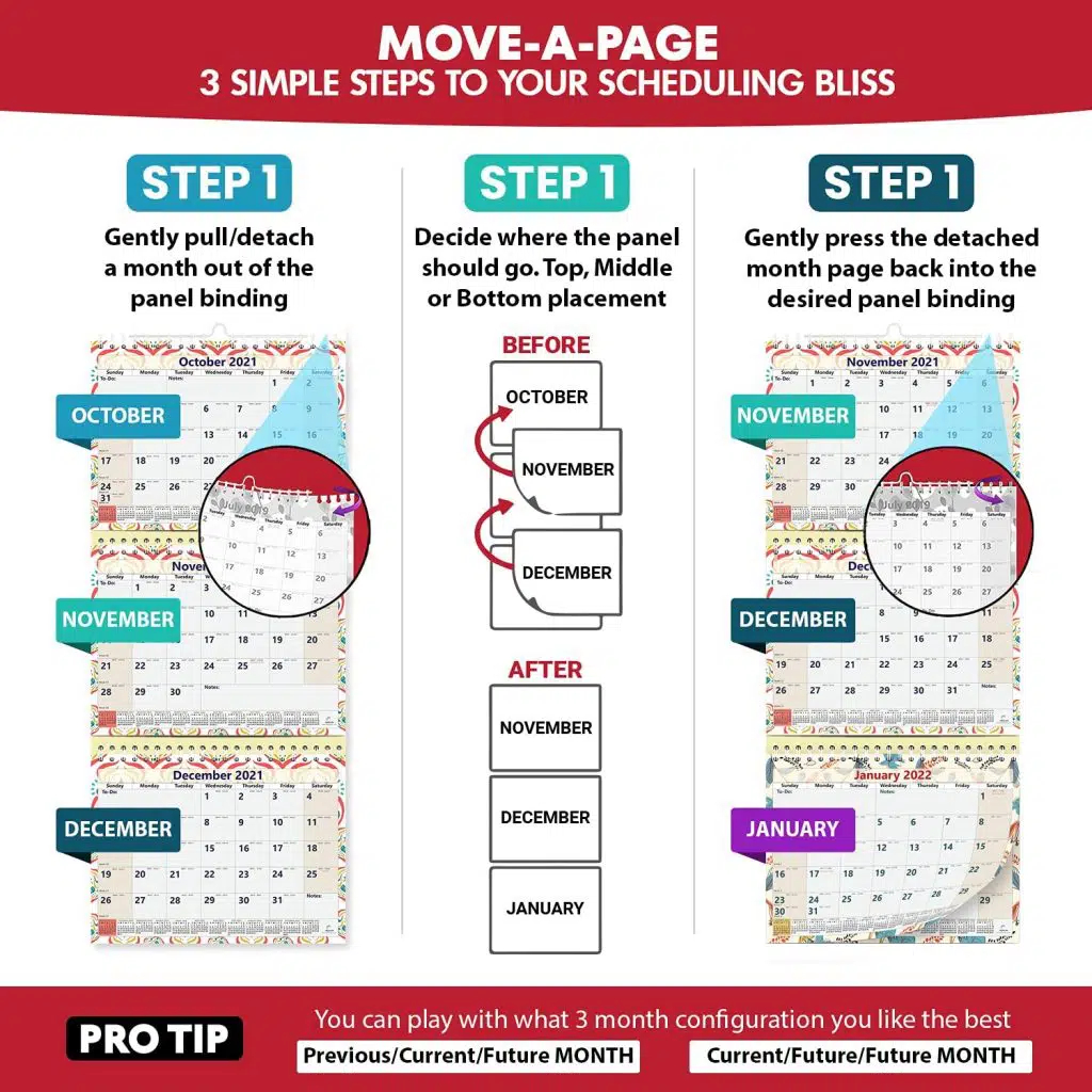3 Month Calendar Effective Tool For Planning And Organizing StriveZen