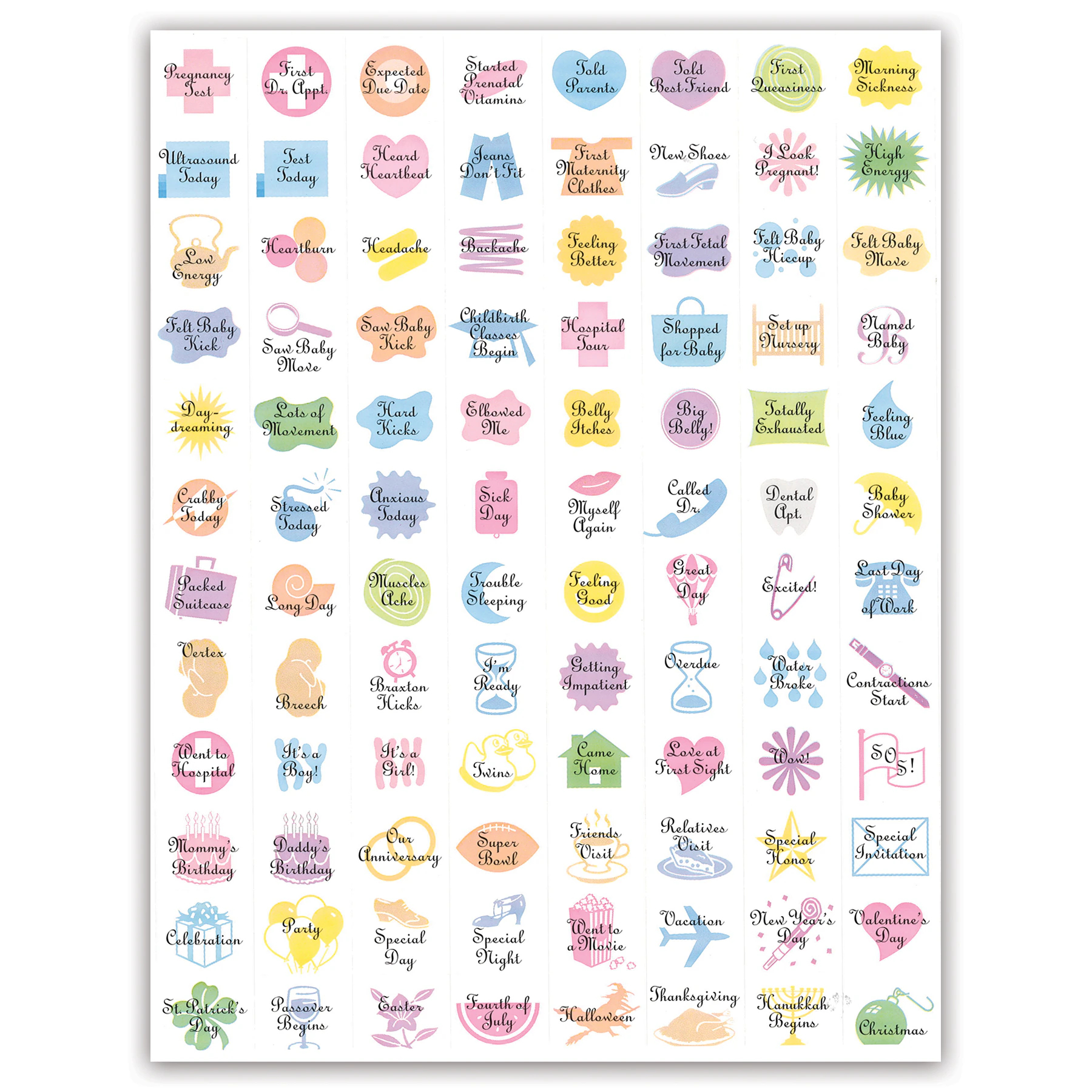 40 Week Pregnancy Development Calendar Childbirth Graphics 40 Week Pregnancy Development Calendar Childbirth Graphics