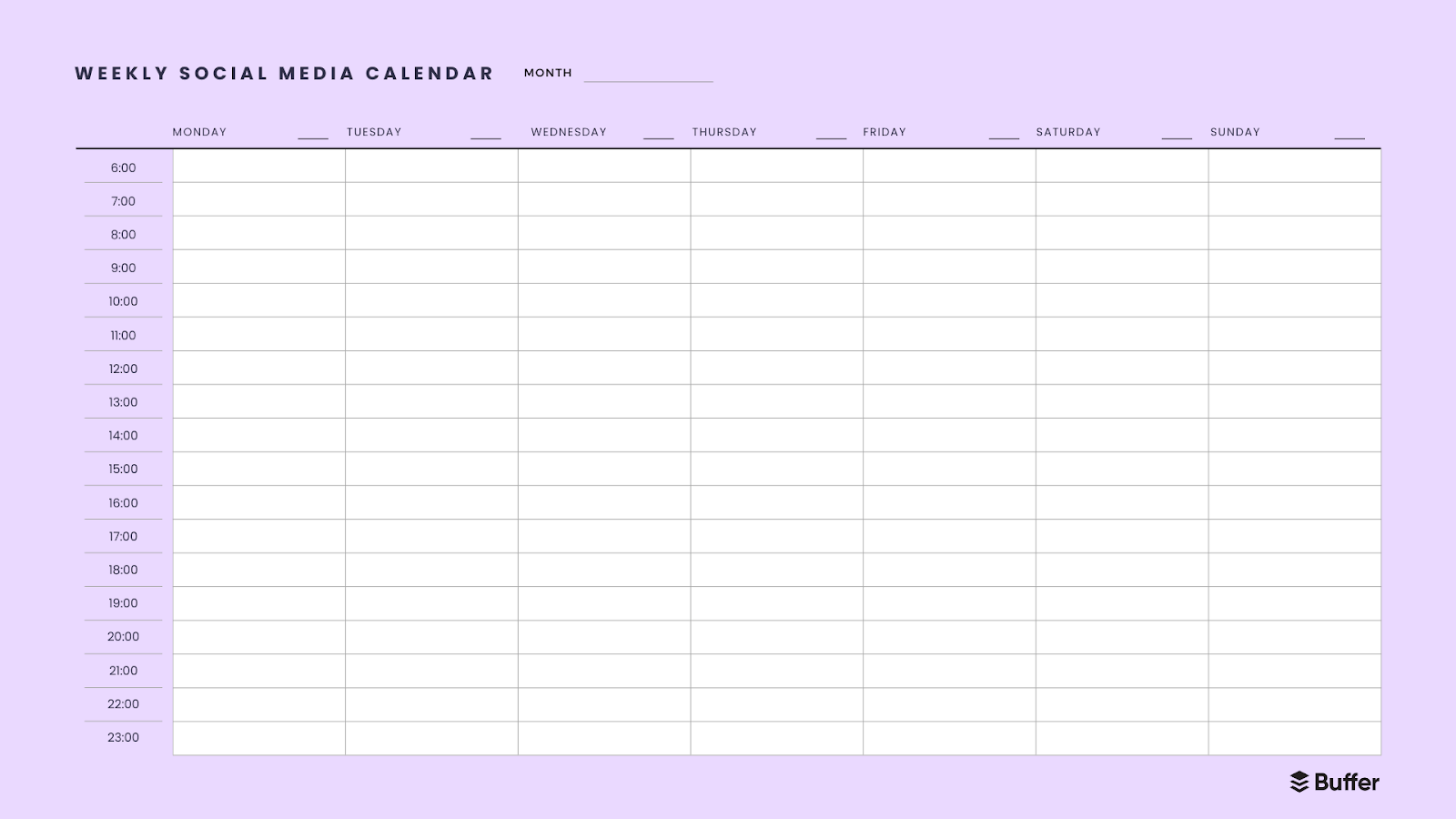 7 Free Social Media Calendar Templates To Help You Plan Your Content 7 Free Social Media Calendar Templates To Help You Plan Your Content