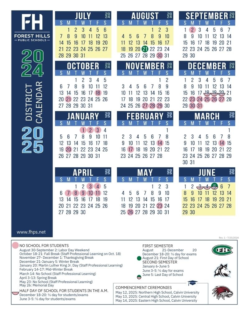 All The Greater Grand Rapids School Calendars 2024 25 GRPS School Calendar Grkids
