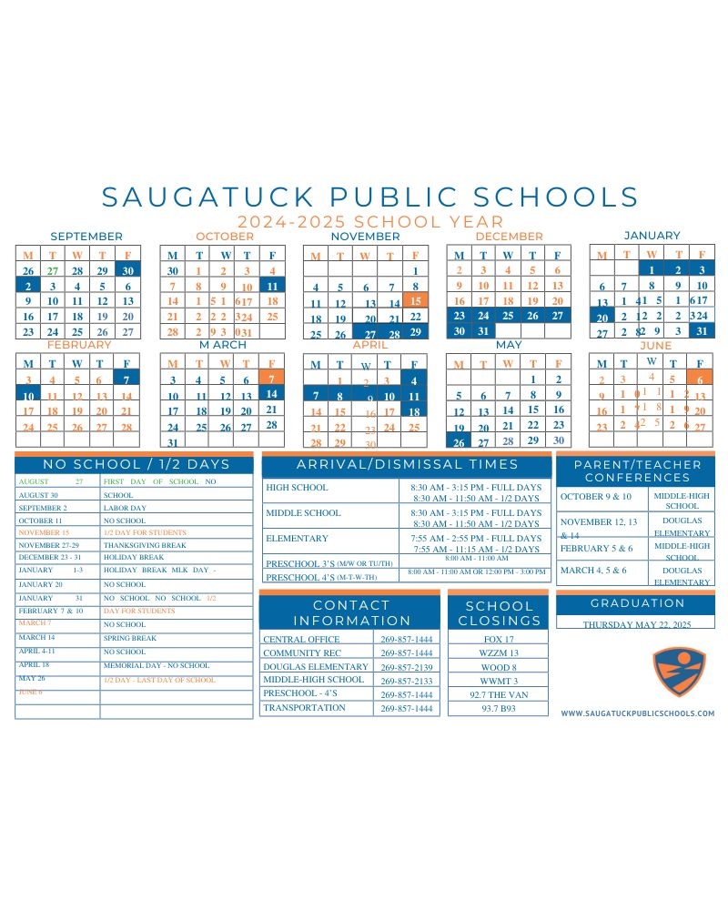 All The Greater Grand Rapids School Calendars 2024 25 GRPS School Calendar Grkids