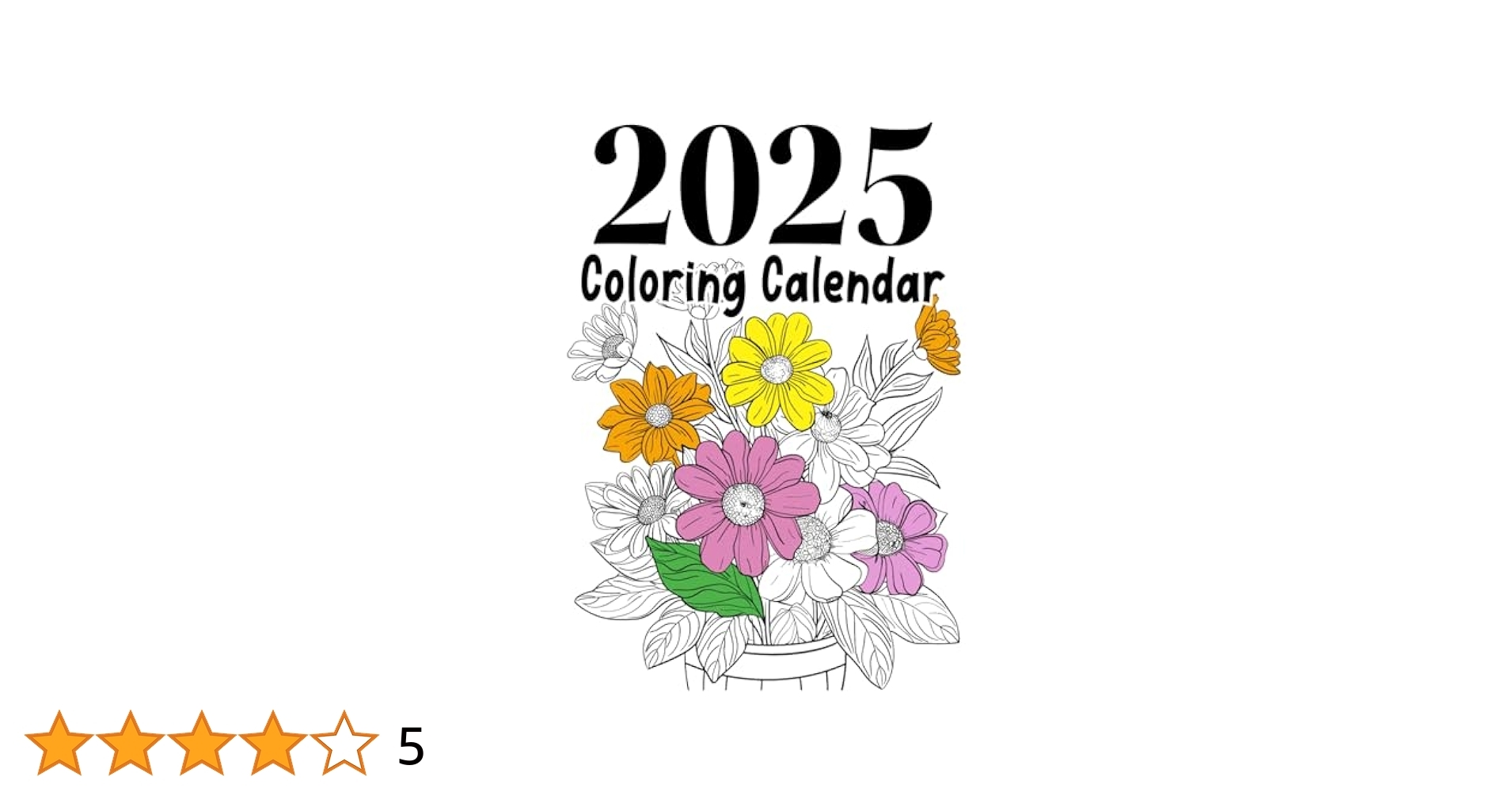 Amazon 2025 Coloring Calendar Book 12 Months Of Relaxing Pages For Adults And Teenagers Christmas Gift Birthday 9798323288847 Wood Ruby Books