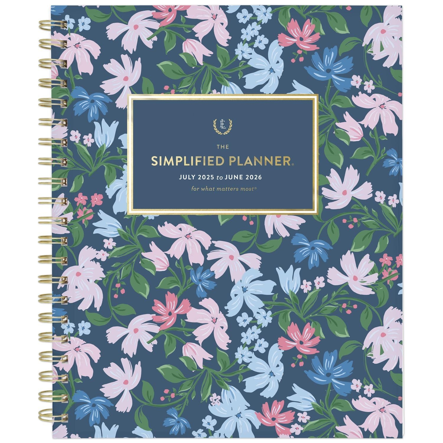 Amazon AT A GLANCE Planner 2025 2026 Academic Simplified By Emily Ley Weekly Monthly 8 1 2 X 11 Large Monthly Tabs Flexible Cover Petite Floral EL38 905A Office Products