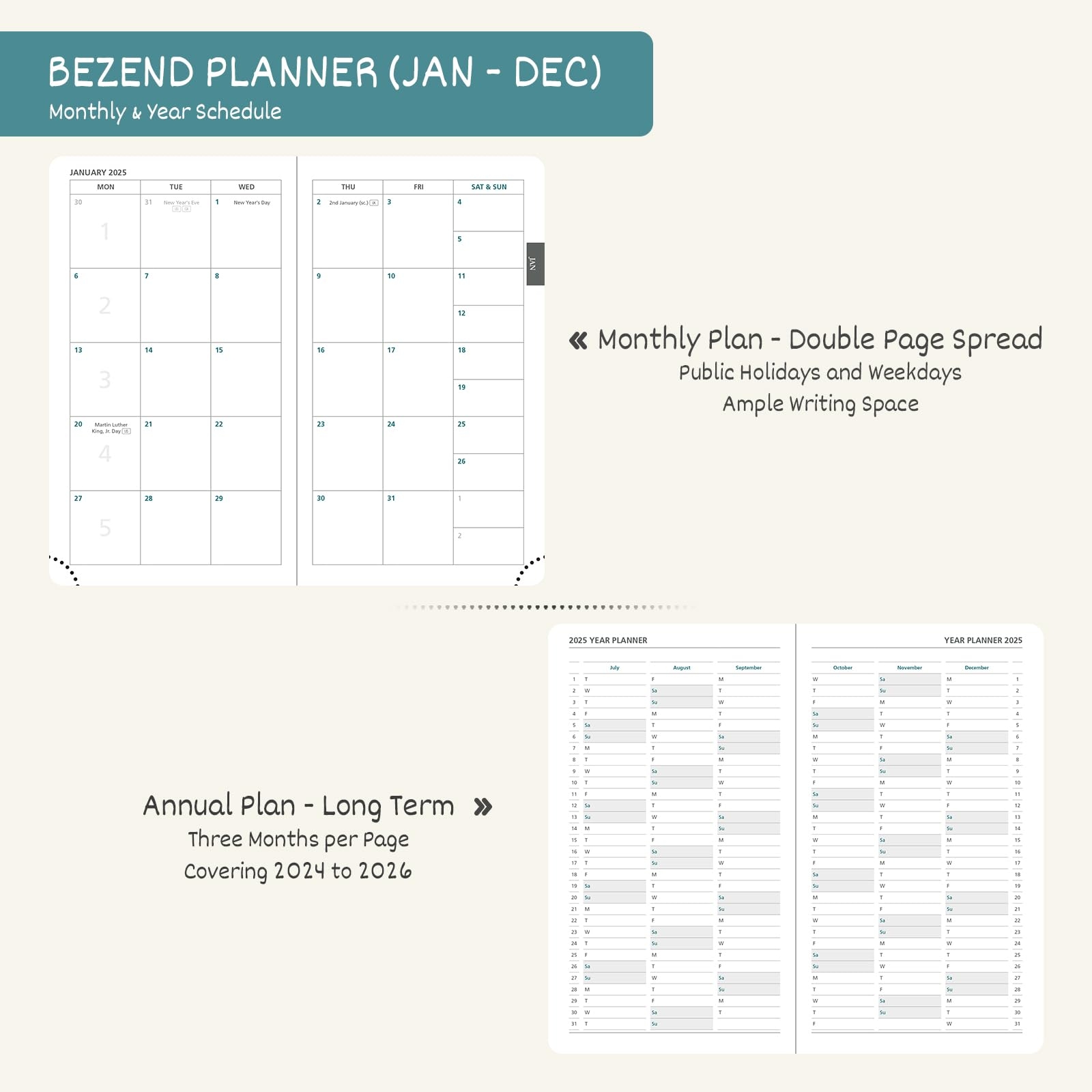 Amazon BEZEND Pocket Calendar 2025 For Purse 3 5 X 6 2025 Pocket Planner Daily Weekly Monthly With Pen Holder Small Agenda 2025 With Vegan Leather Hard Cover Sky Blue Office Products