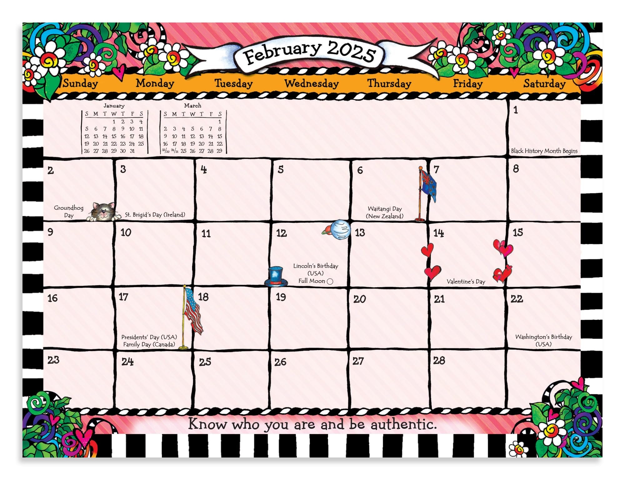 Amazon Blue Mountain Arts 2025 Hanging Wall Calendar Granddaughter You Are One Of The Greatest Joys Of My Life By Suzy Toronto Is A Sweet Gift For A Granddaughter 12 Months 9 X
