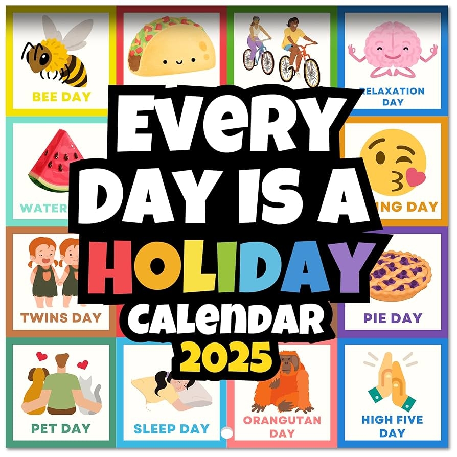 Amazon Every Day Is A Holiday Wall Calendar 2025 For Appointments Scheduling With Original Artwork Fun Wall Calendar 2025 12 X 24 Large Grid 2025 Family Wall Calendar With Holidays Amazon Every Day Is A Holiday Wall Calendar 2025 For Appointments Scheduling With Original Artwork Fun Wall Calendar 2025 12 X 24 Large Grid 2025 Family Wall Calendar With Holidays