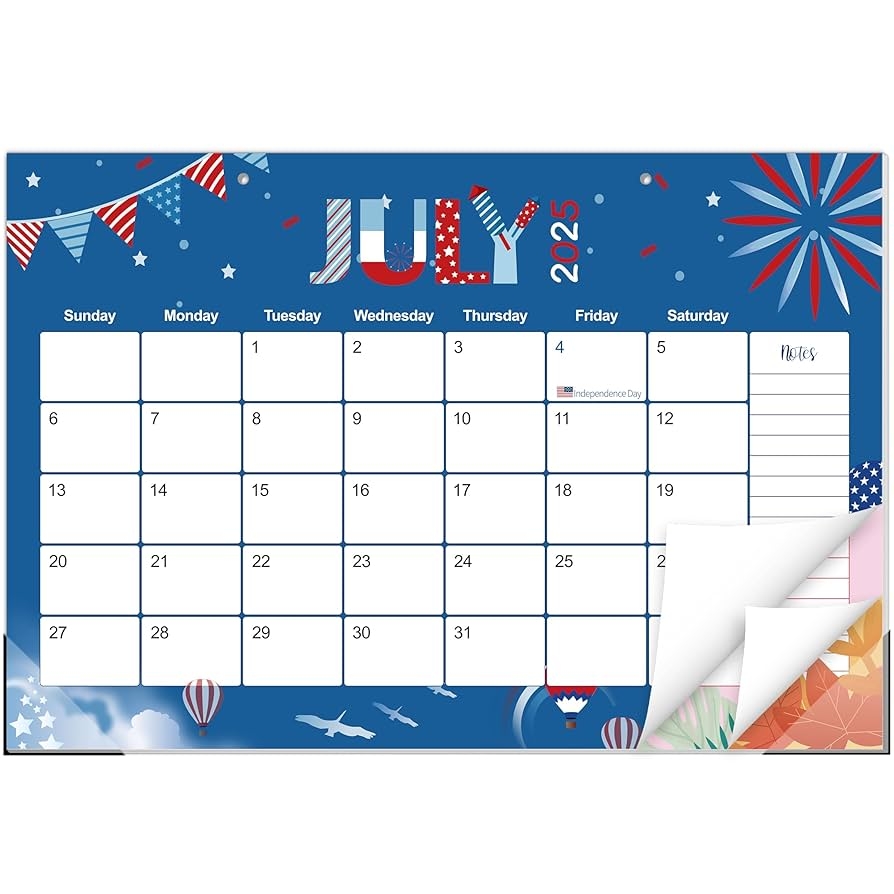 Amazon Guasslee Desk Calendar 2025 2026 19 Month School Year Calendar 2025 Jun 2026 Dec 17 x11 5 Large Monthly Desk Planner With Corner Protectors Ample Blocks Notes For Home Office Office Products