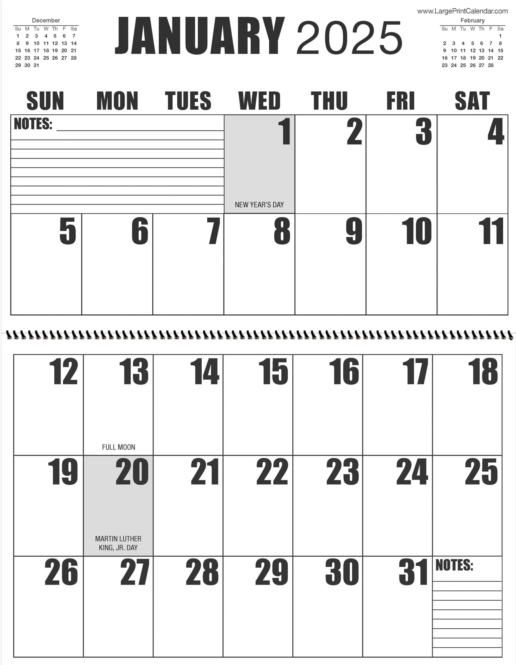 Amazon Jumbo Large Print 2025 Wall Calendar 13 months January 2025 To January 2026 It Measures 17 Wide X 22 In Length When Open Office Products Amazon Jumbo Large Print 2025 Wall Calendar 13 months January 2025 To January 2026 It Measures 17 Wide X 22 In Length When Open Office Products