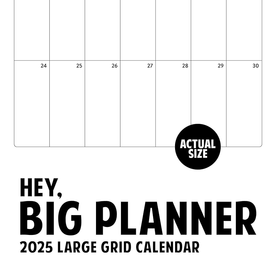 Minimalist Calendar Printable 2025