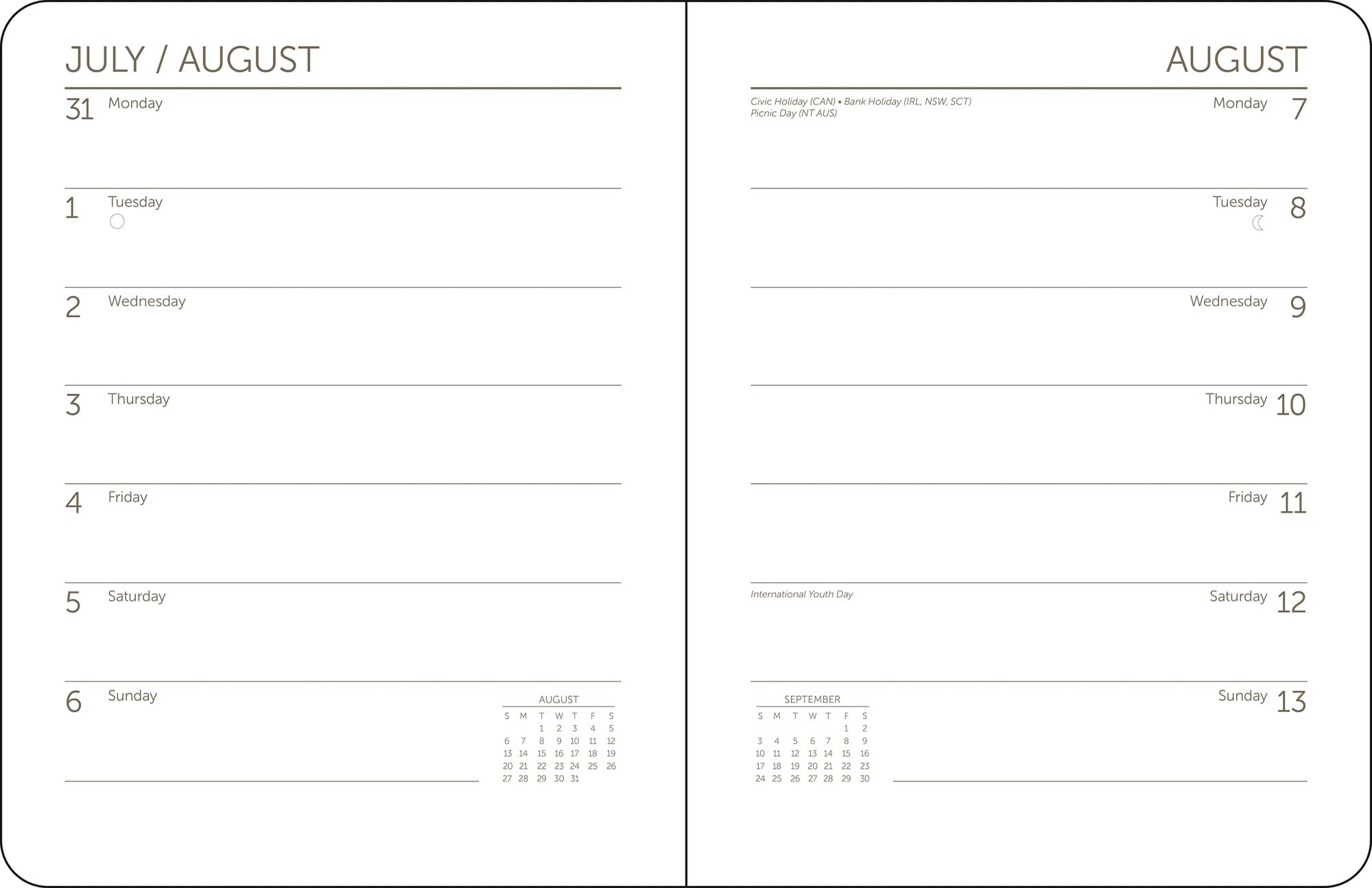 Amazon Monet Weekly Engagement Calendar 2023 Planner 6 5 X 8 5 Spiral Bound Office Products