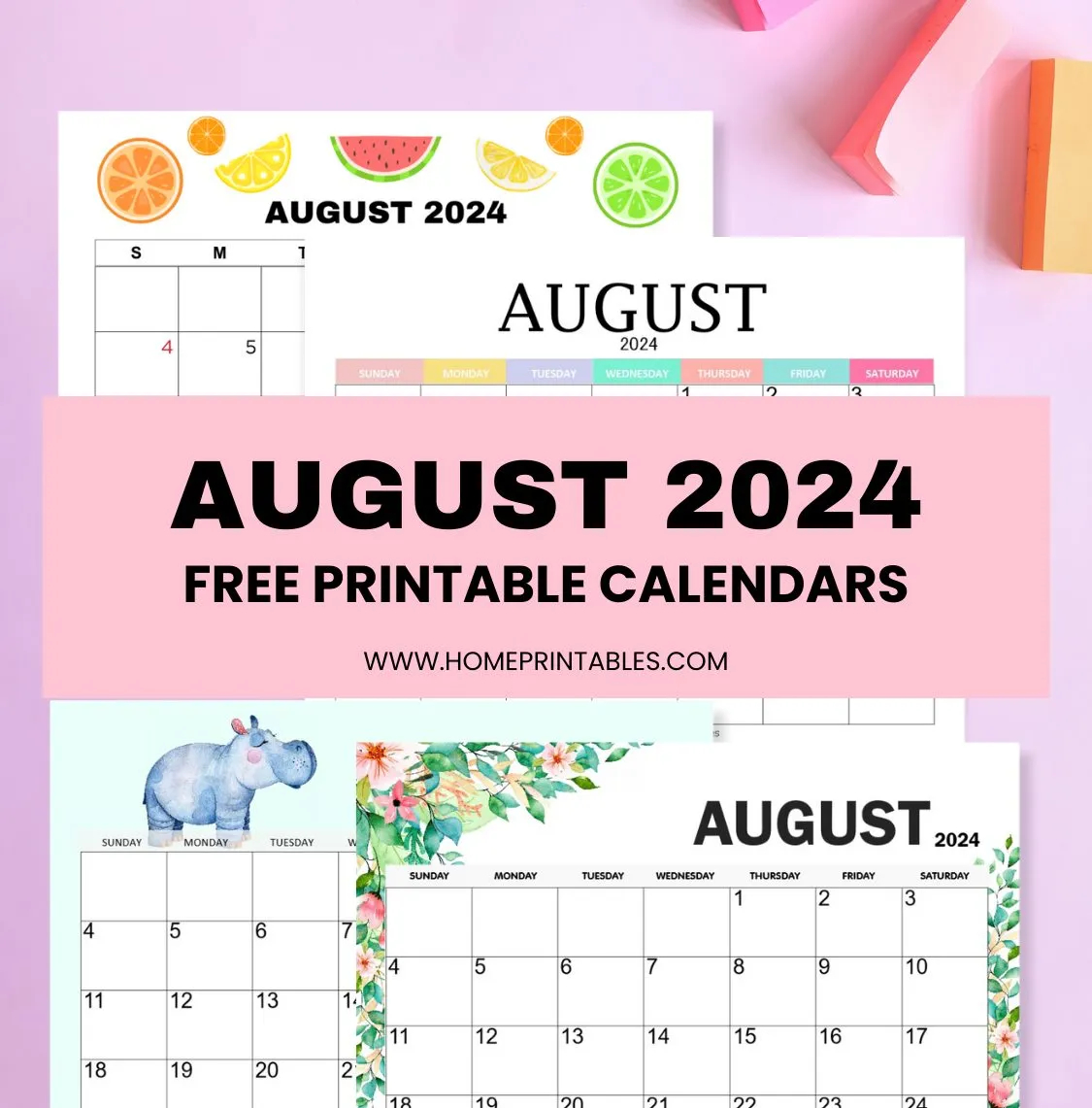 August 2024 Calendar 20 Free Templates To Download 