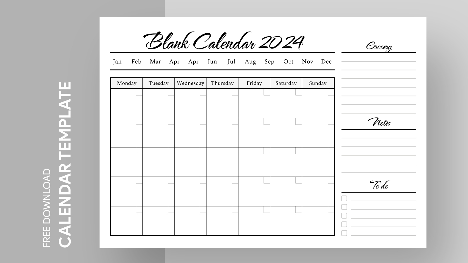 Microsoft Printable Monthly Calendar 2025